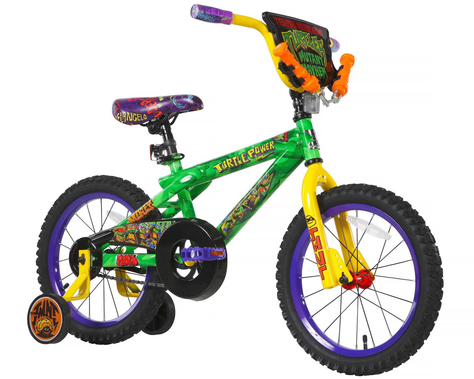 Added Dynacraft Teenage Mutant Ninja Turtles 16-inch Boys BMX Bike for Child 5-7 years to Wishlist