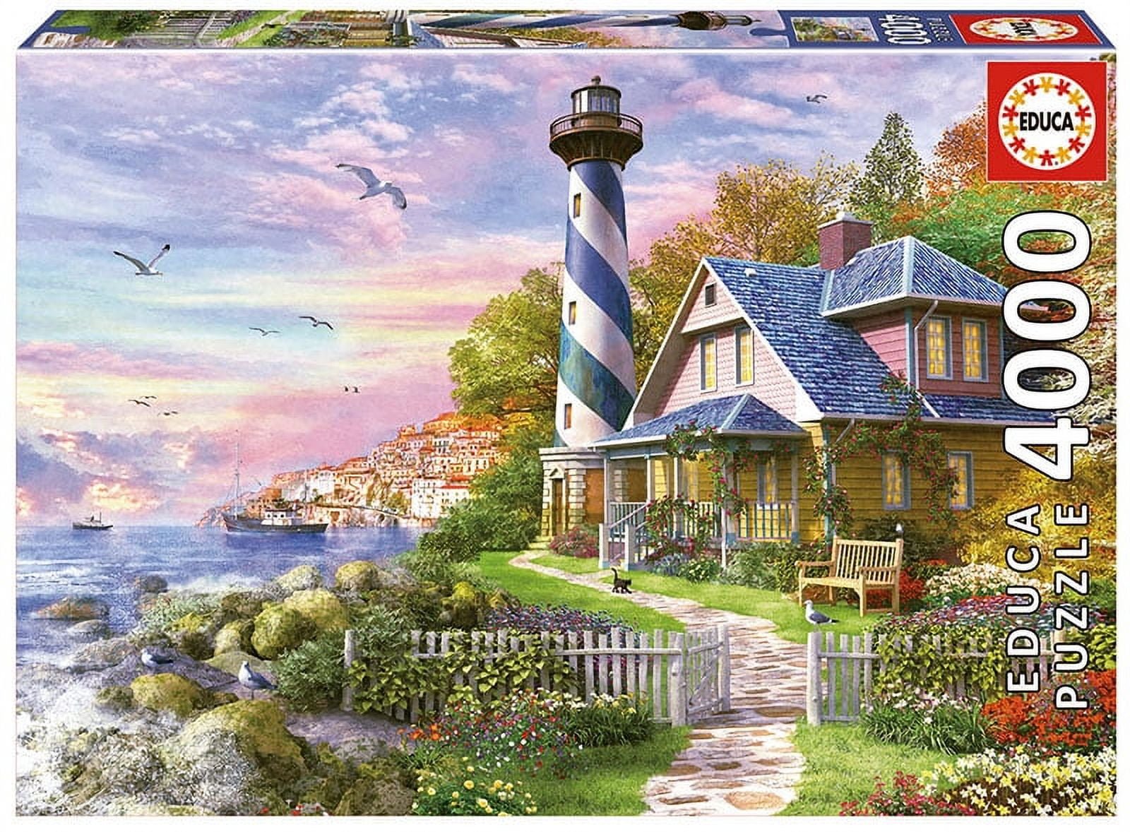 Added Educa Lighthouse at Rock Bay 4000 Piece Nautical & Coastlines Impossible Jigsaw Puzzle to Wishlist