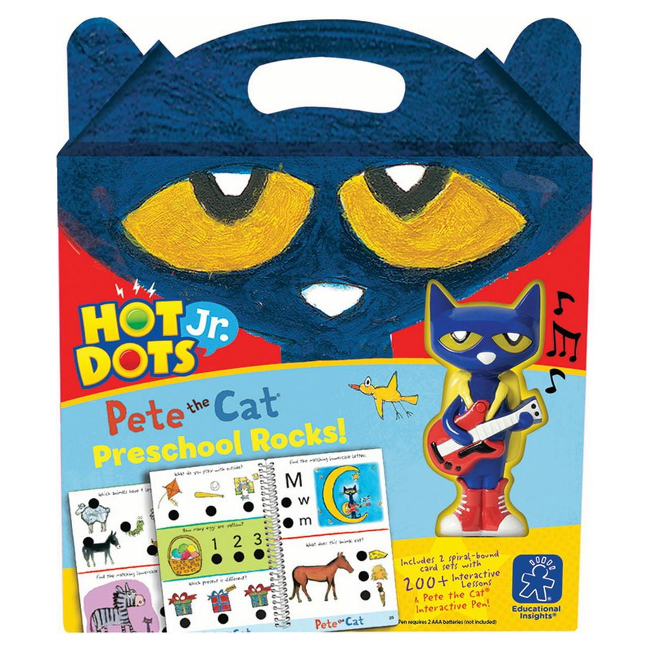 Added Educational Insights Hot Dots Jr. Math & Reading Preschool Workbook Set, Includes Interactive Pete the Cat Pen, Ages 3+ to Wishlist