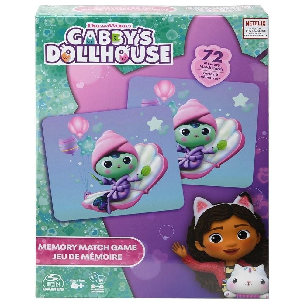 Added Gabby's Dollhouse 72pc Memory Match to Wishlist