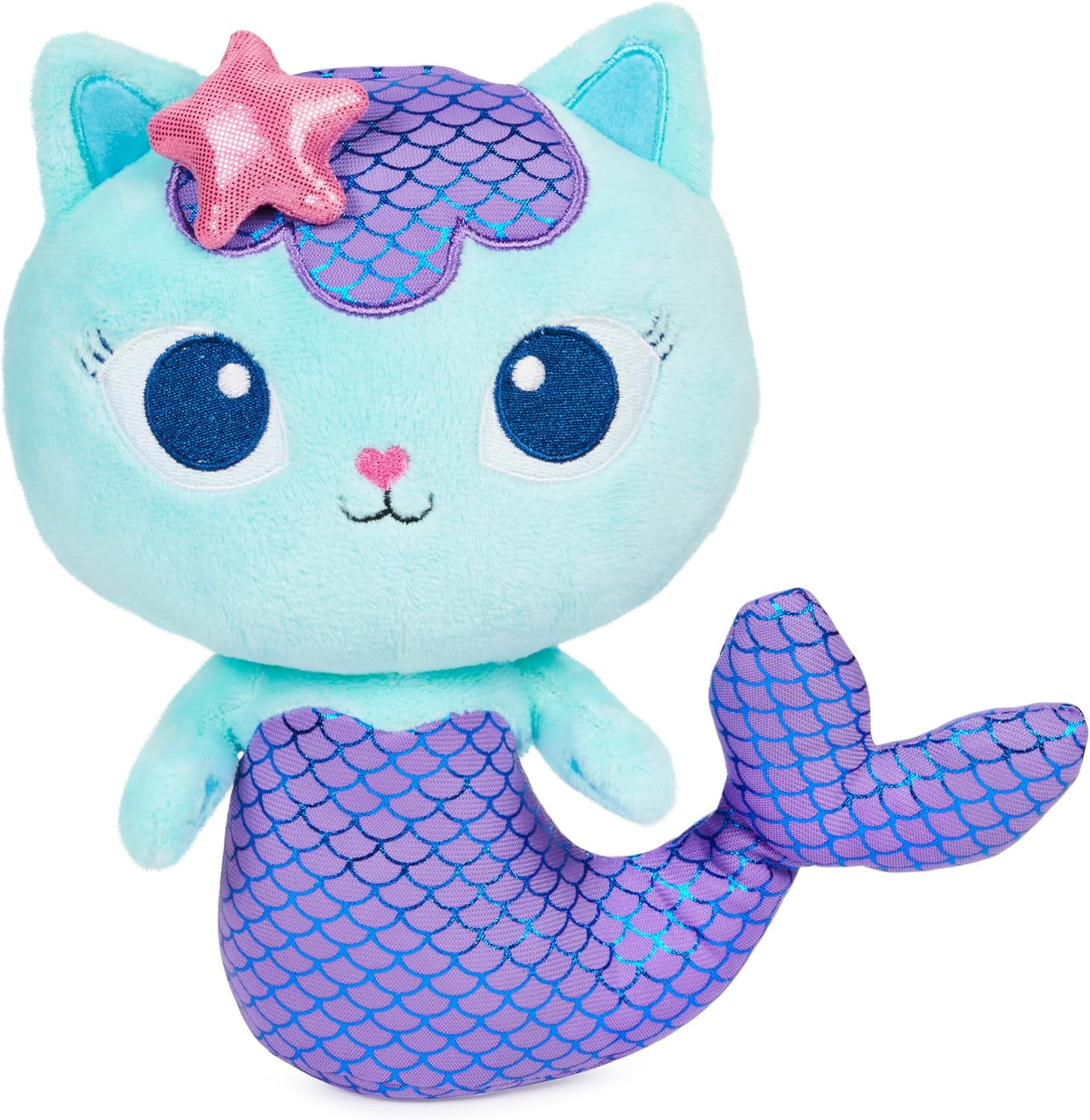 Added Gabby's Dollhouse, 8-inch Mercat Purr-ific Plush Toy, Kids Toys for Ages 3 and up to Wishlist