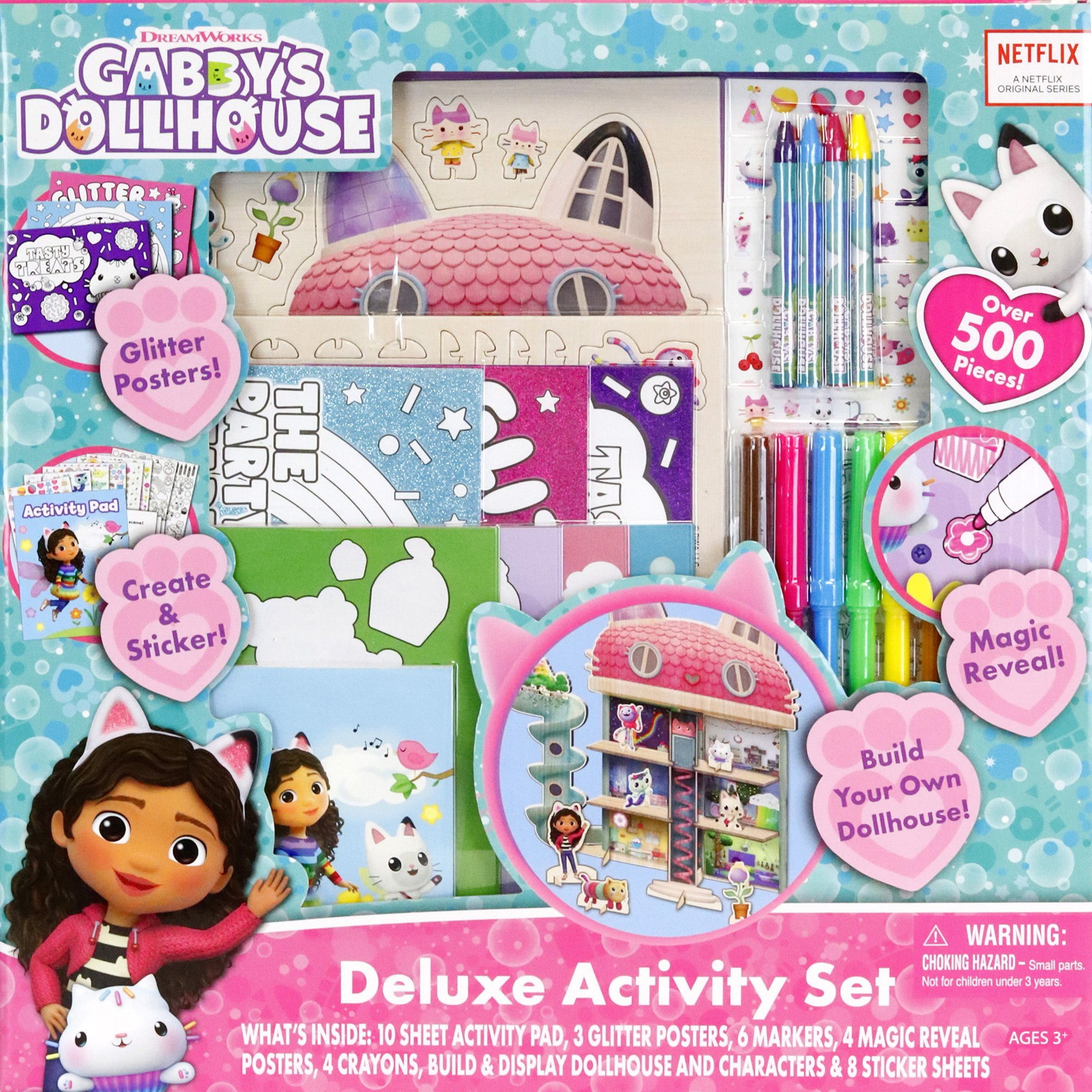 Added Gabby's Dollhouse Deluxe Creative Activity Set, 500+ Pieces, Kids Ages 3+ to Wishlist