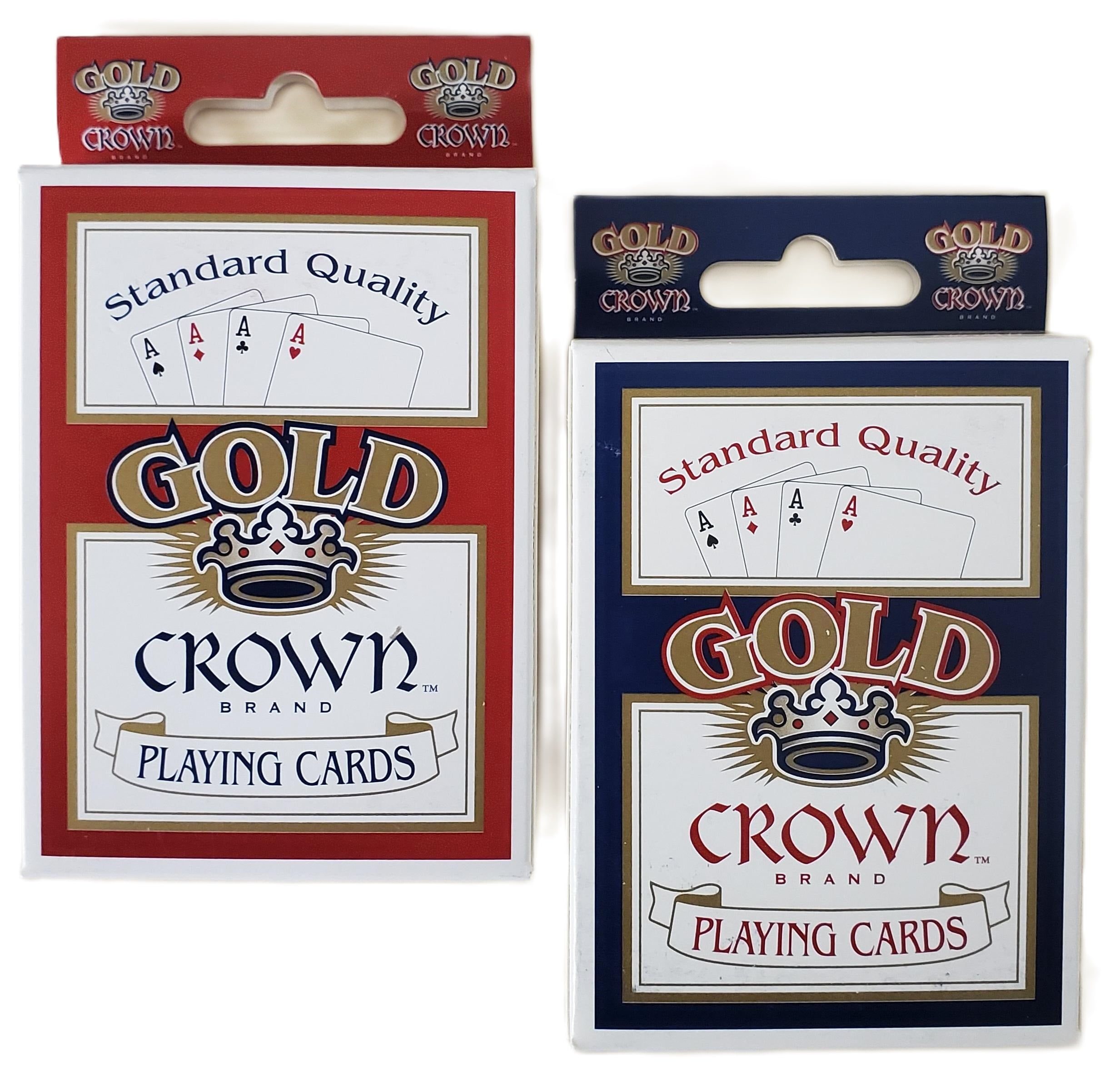 Added Gold Crown Brand Quality Paper Standard Poker Playing Cards to Wishlist