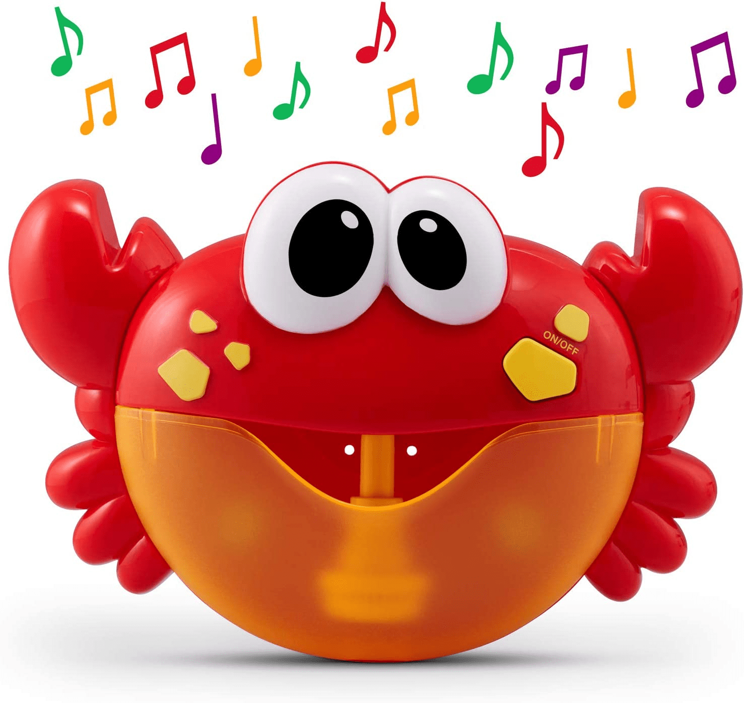 Added Hot Bee Baby Bath Toys for Bathtub, Crab Blow Bubbles Maker with 24 Music Songs Gift for Toddler Bubble Machine to Wishlist