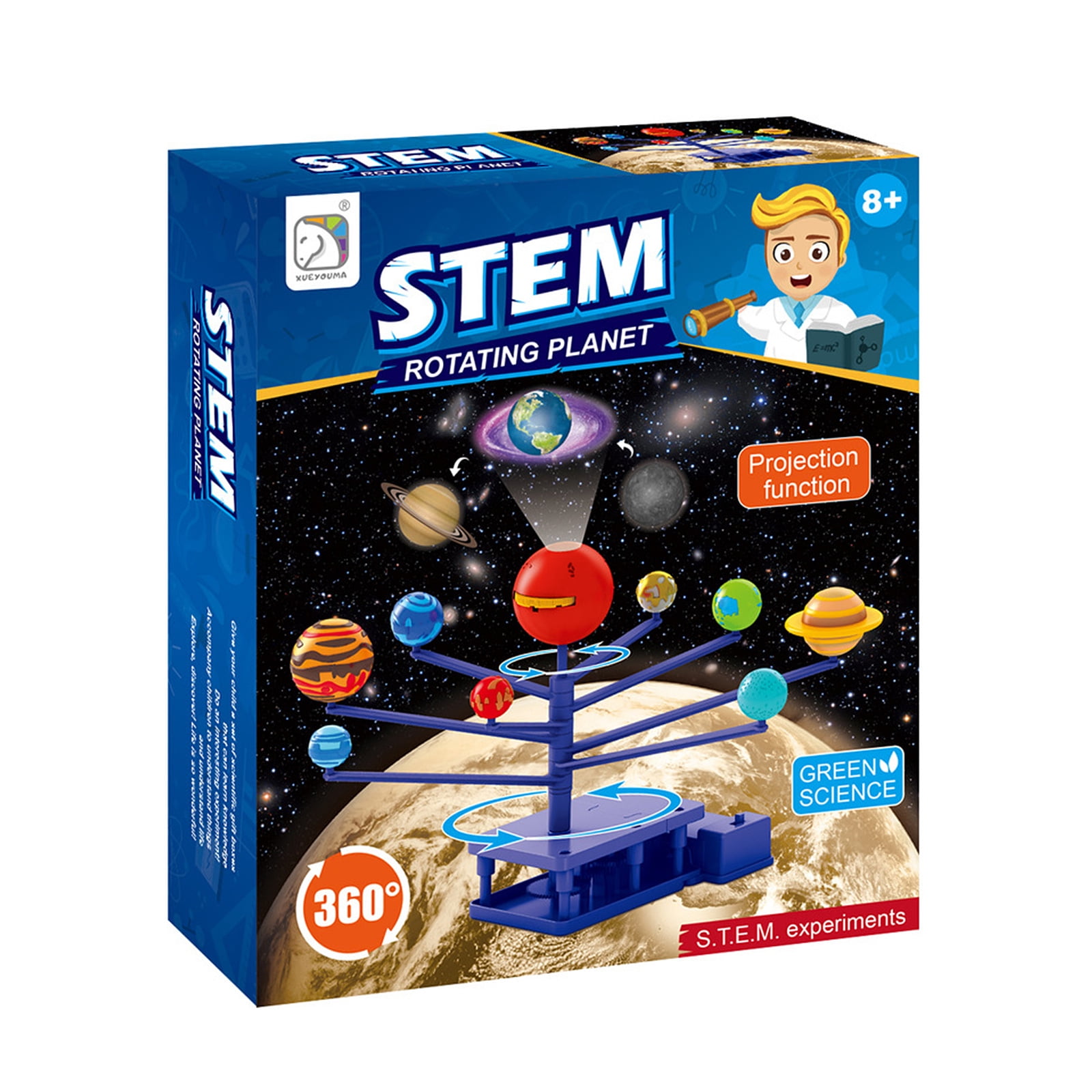 Added Hot Bee Solar System Space Planet Toy for Kids, STEM Toys Planet Projector, Kids Science Kit Toys ,Gifts for Kids Boys Girls Ages 8+. to Wishlist