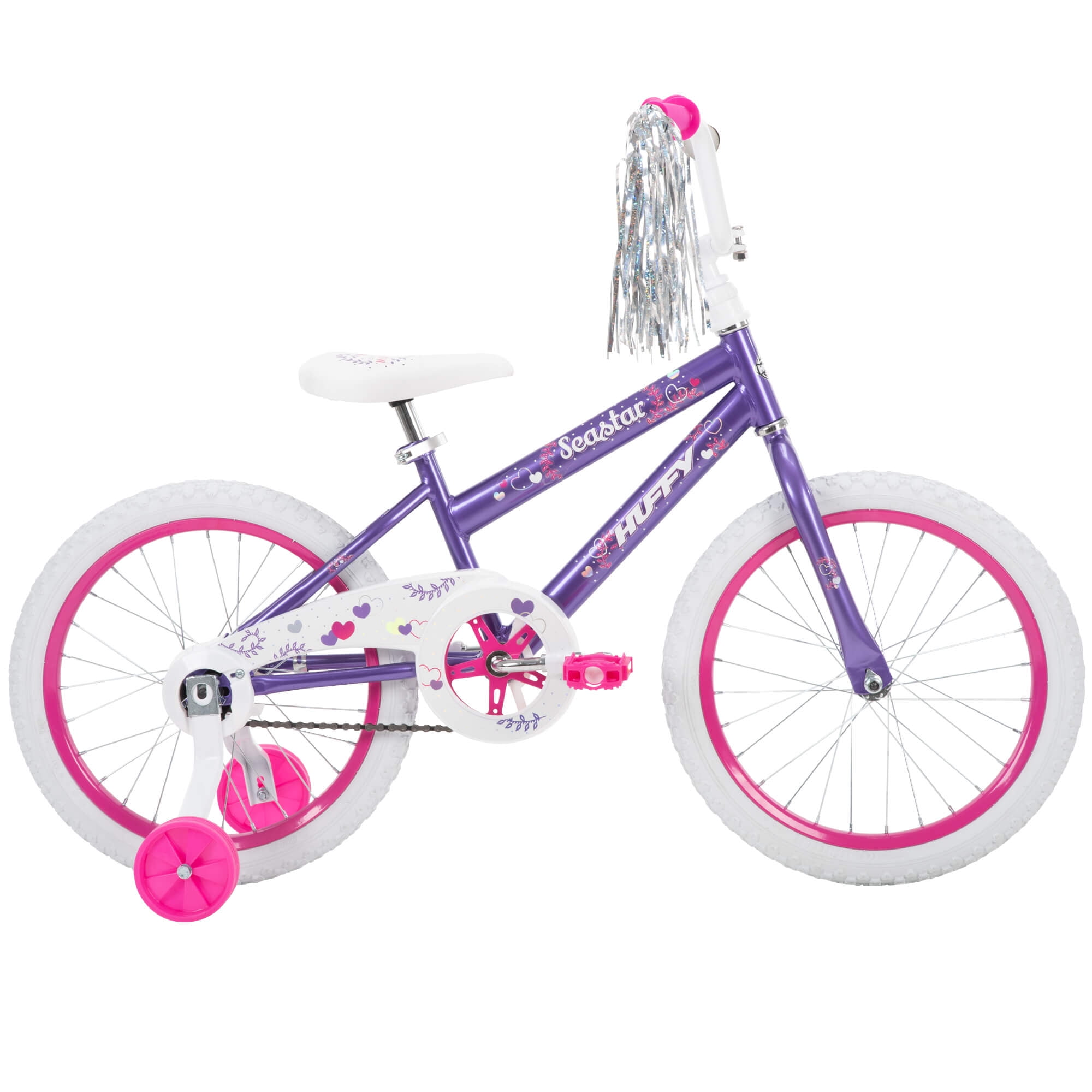 Added Huffy 18 in. Sea Star Kids Bike for Girls Ages 4 and up,Child, Metallic Purple to Wishlist