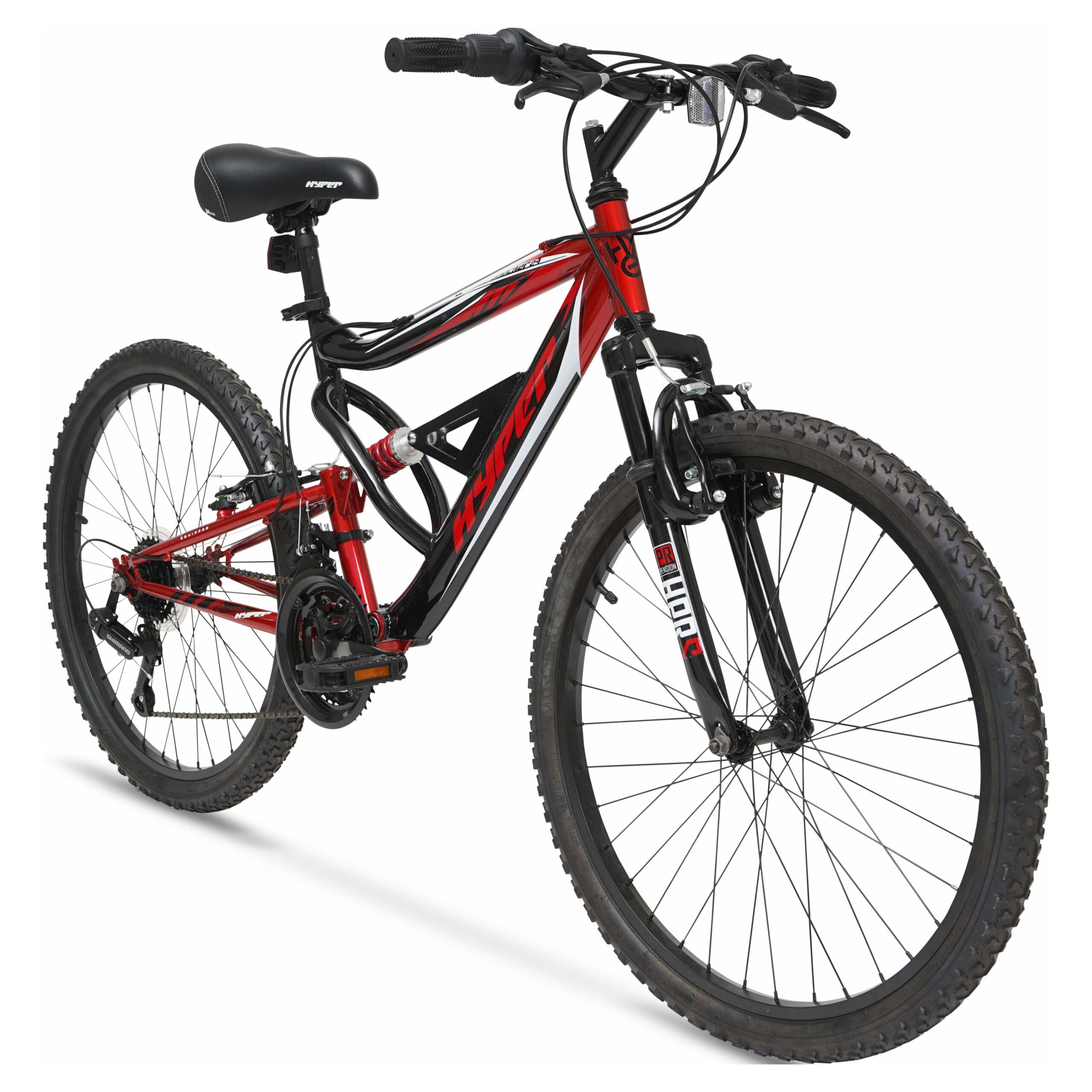 Added Hyper Bicycle 24" Shocker Mountain Bike for Kids, Red and Black to Wishlist