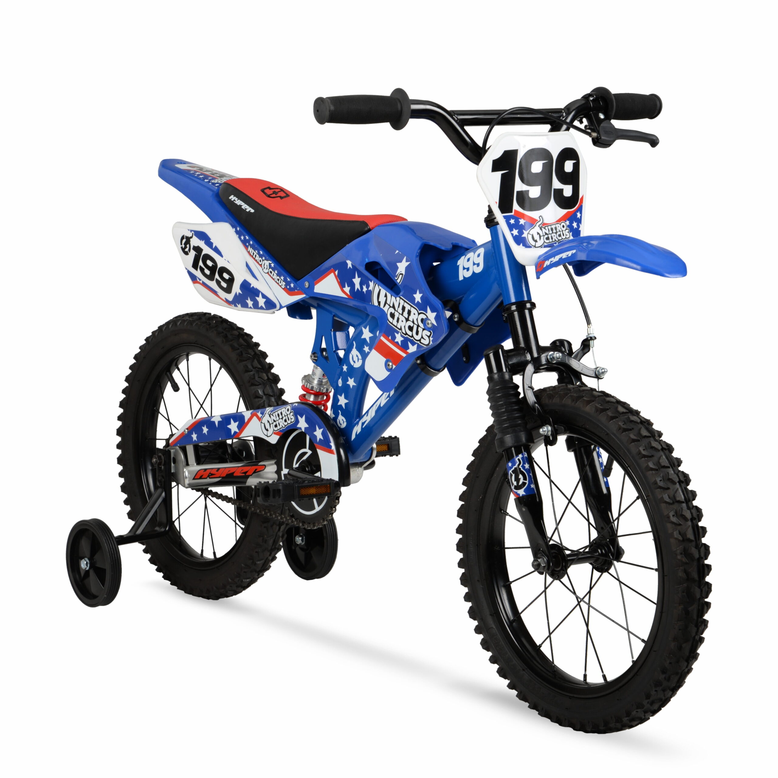 Added Hyper Bicycles 16" Nitro Circus Motobike for Kids, Blue, Unisex, Recommended Ages 4-8 to Wishlist