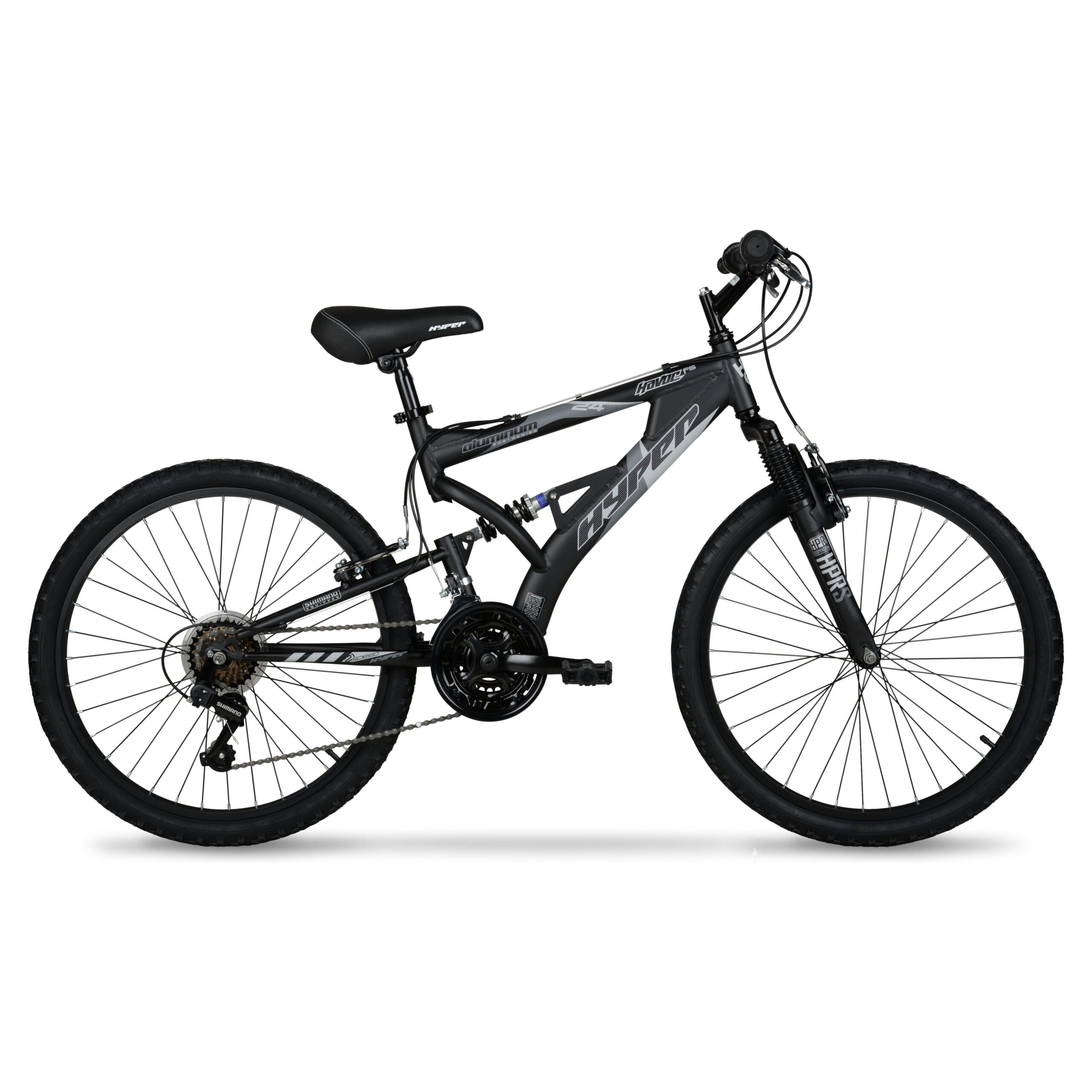 Added Hyper Bicycles 24" Boy's Havoc Mountain Bike, Black, Recommended Ages group 10 to 14 Years Old to Wishlist