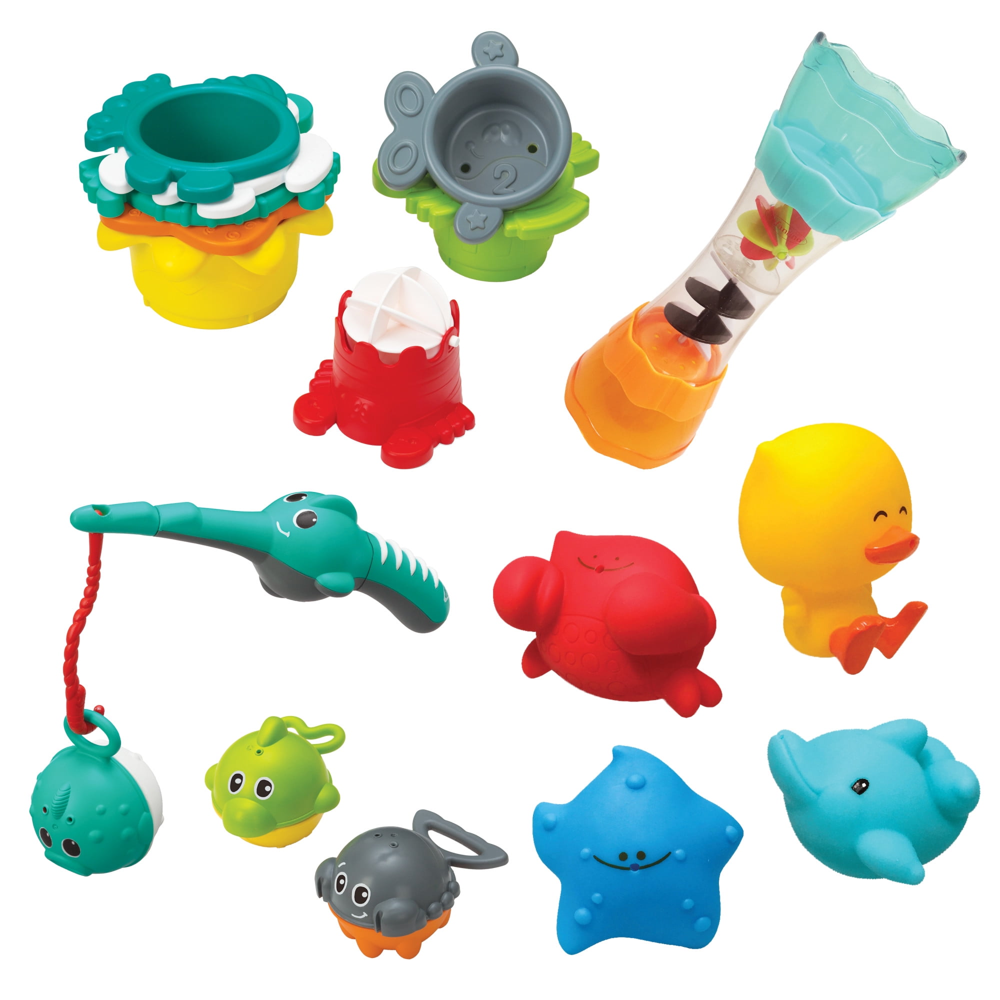 Added Infantino Splish & Splash Sea Animals Bath Play Set, 0-36 Months, 17-Piece Set to Wishlist