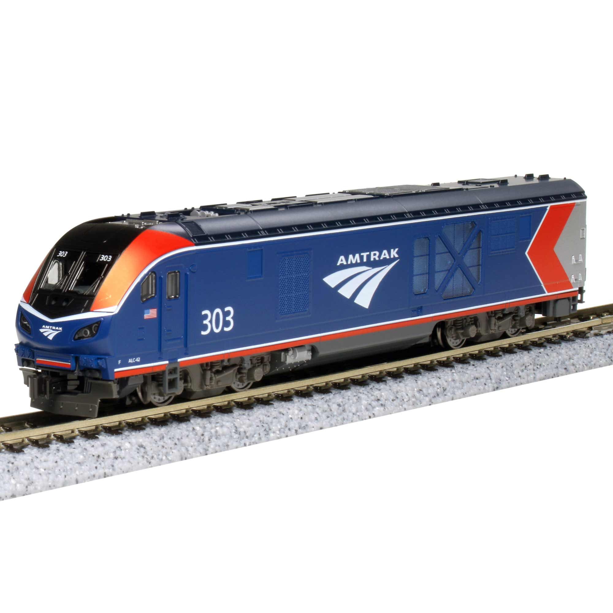 Added Kato USA Inc. N ALC-42 Charger Amtrak Phase VI #303 KAT1766052 N Locomotives to Wishlist