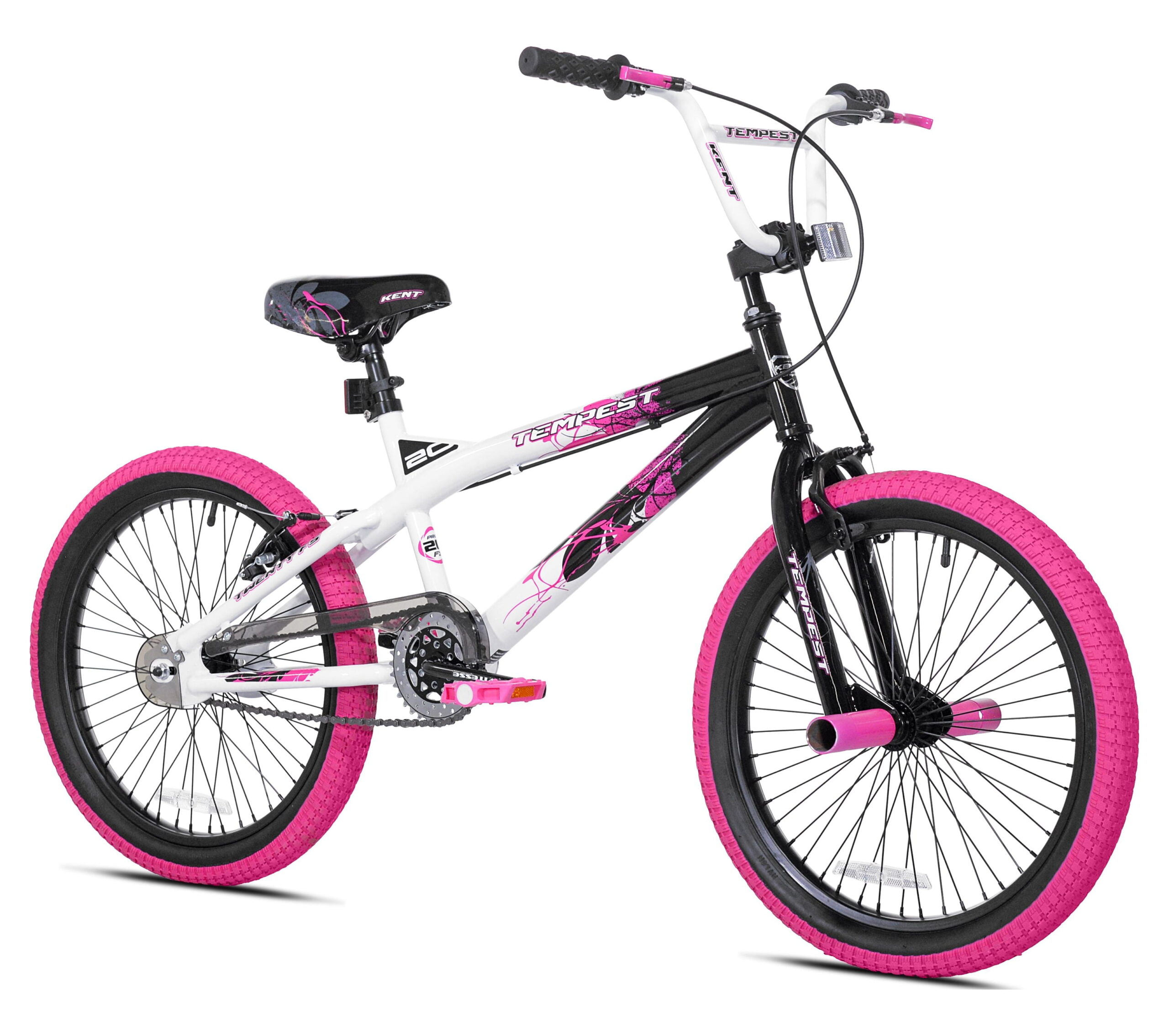 Added Kent 20" Tempest Girl's Bike, Pink/Black/White to Wishlist