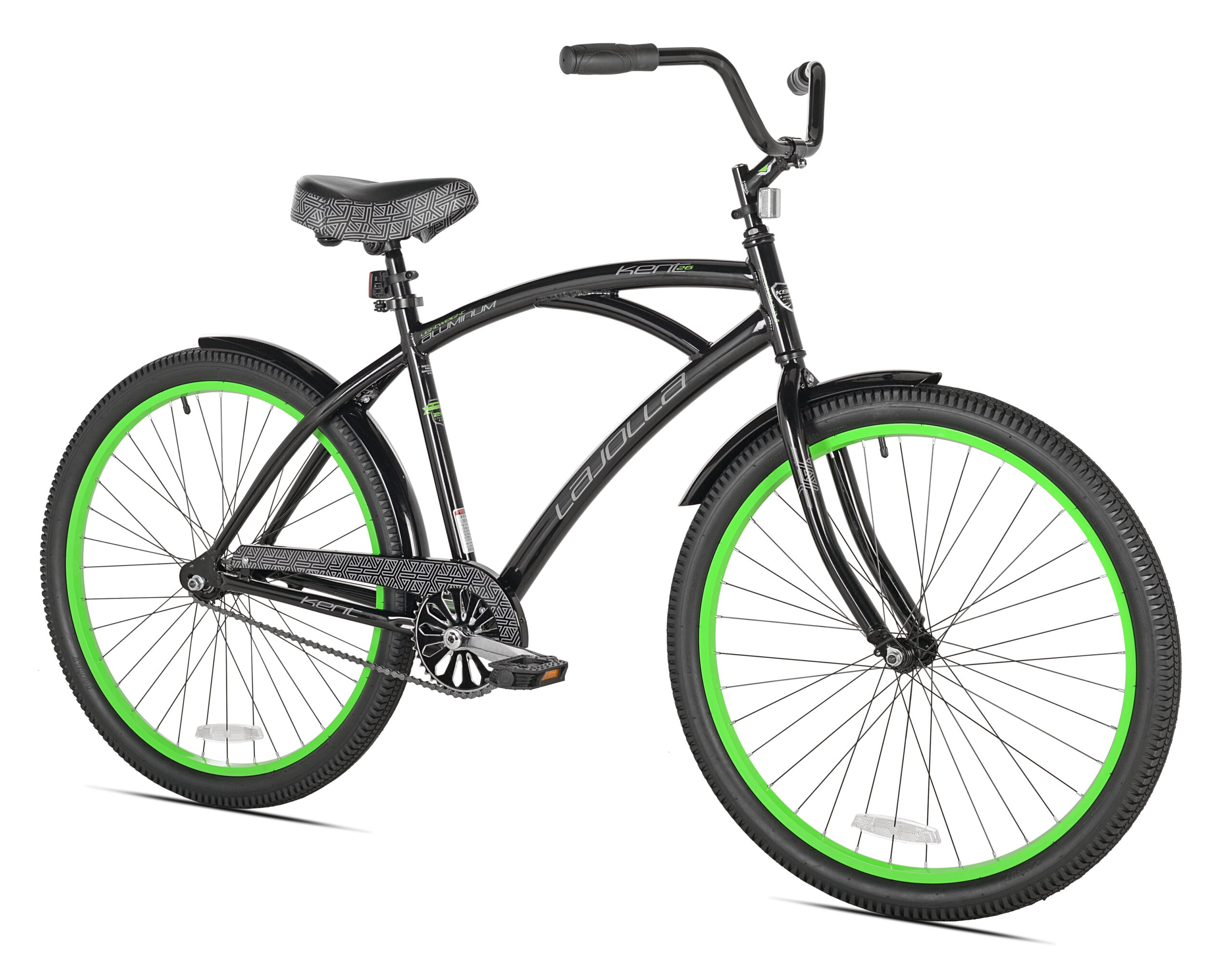 Added Kent 26" La Jolla Cruiser Men's Bike, Black/Green to Wishlist