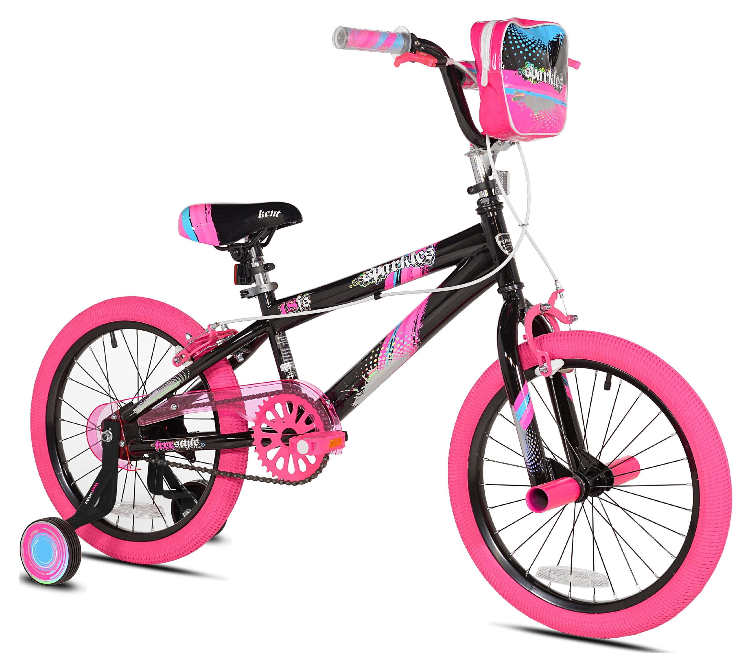 Added Kent Bicycles 18 inch Girl's Sparkles Bicycle, Black and Pink to Wishlist