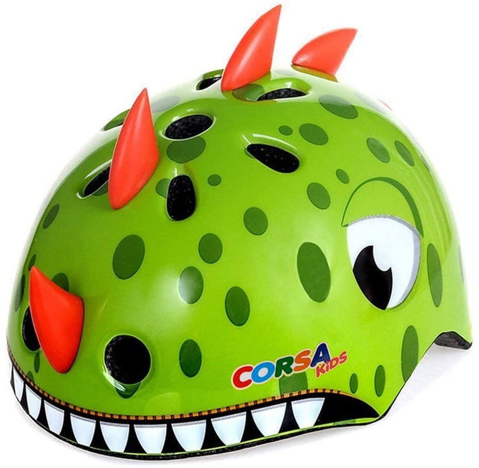 Added Kids Toddler Dinosaur Bicycle Helmet, Adjustable Multi-Sports Bike Helmet for Boys Girls, (Green Small) to Wishlist