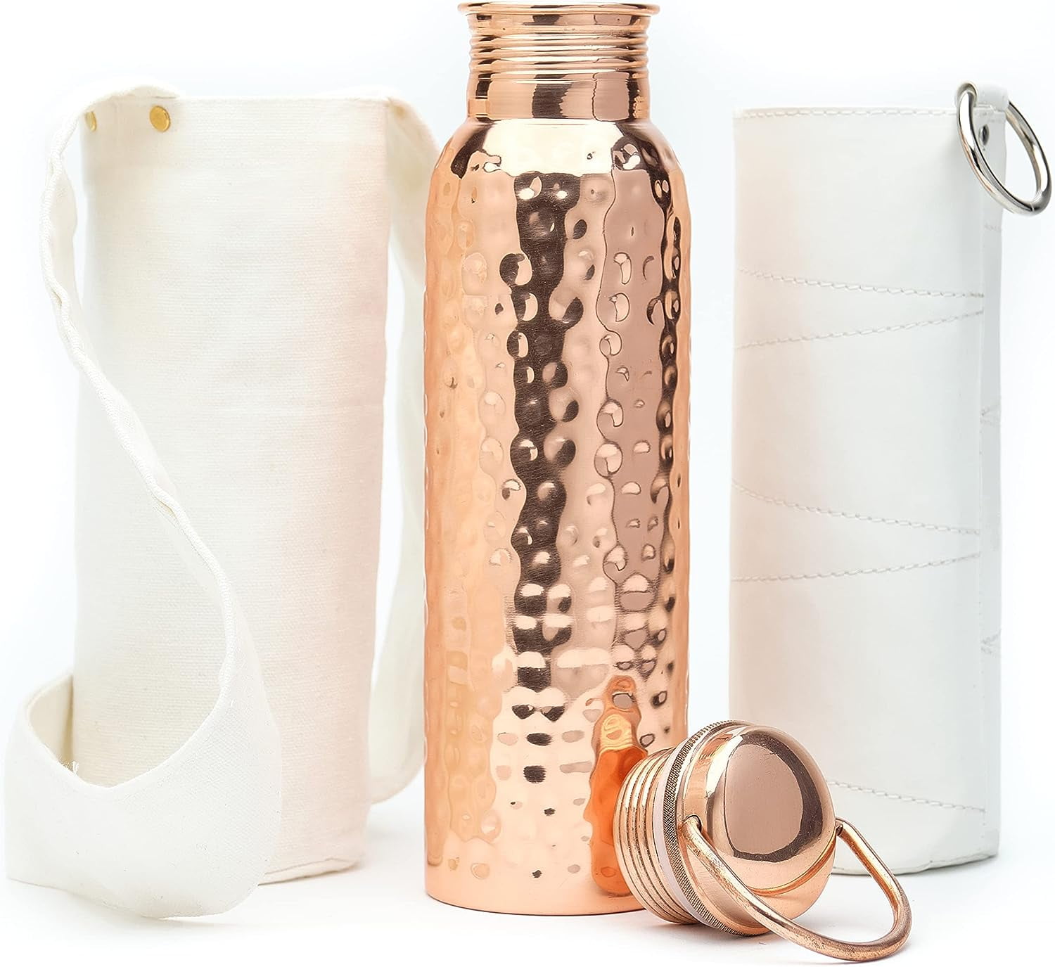 Added Kitchen Science 100% Pure Water Bottle with Free Sleeves and Carrying Bag - Hammered Design to Wishlist