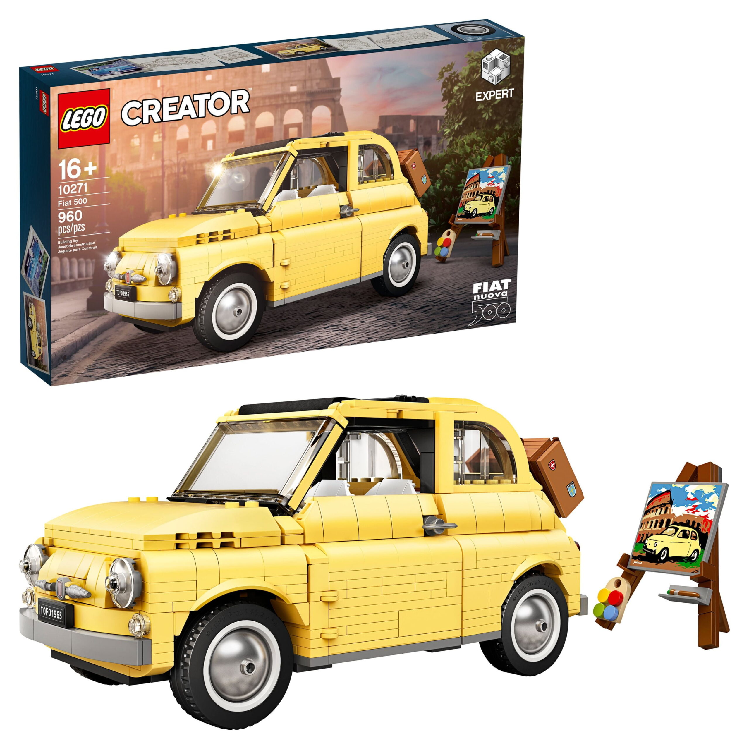 Added LEGO Creator Expert Fiat 500 10271 Building Set for Adults (960 Pieces) to Wishlist