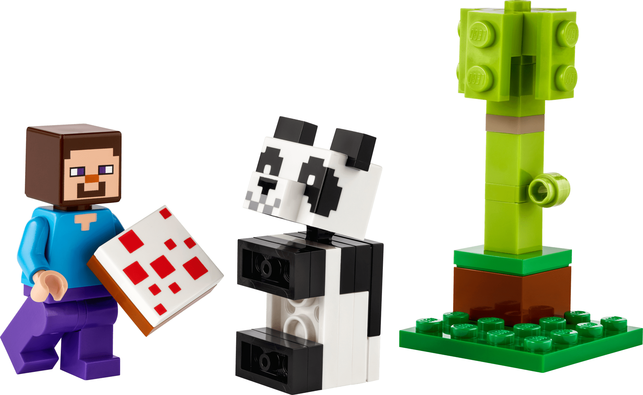 Added LEGO Minecraft Steve and Baby Panda 30672 to Wishlist