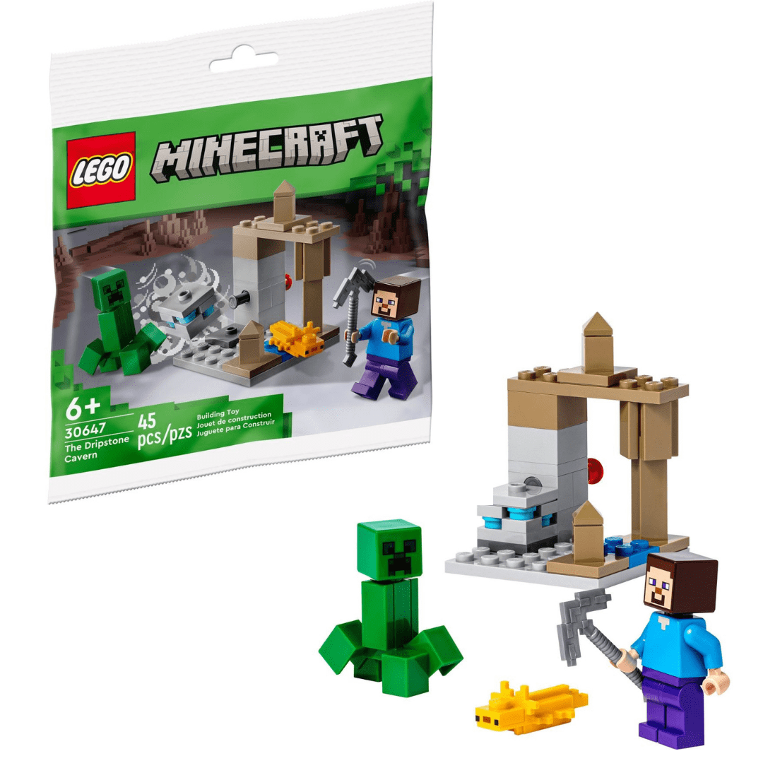 Added LEGO® Minecraft The Dripstone Cavern 30647 Building Toy Set (45 Pieces) to Wishlist