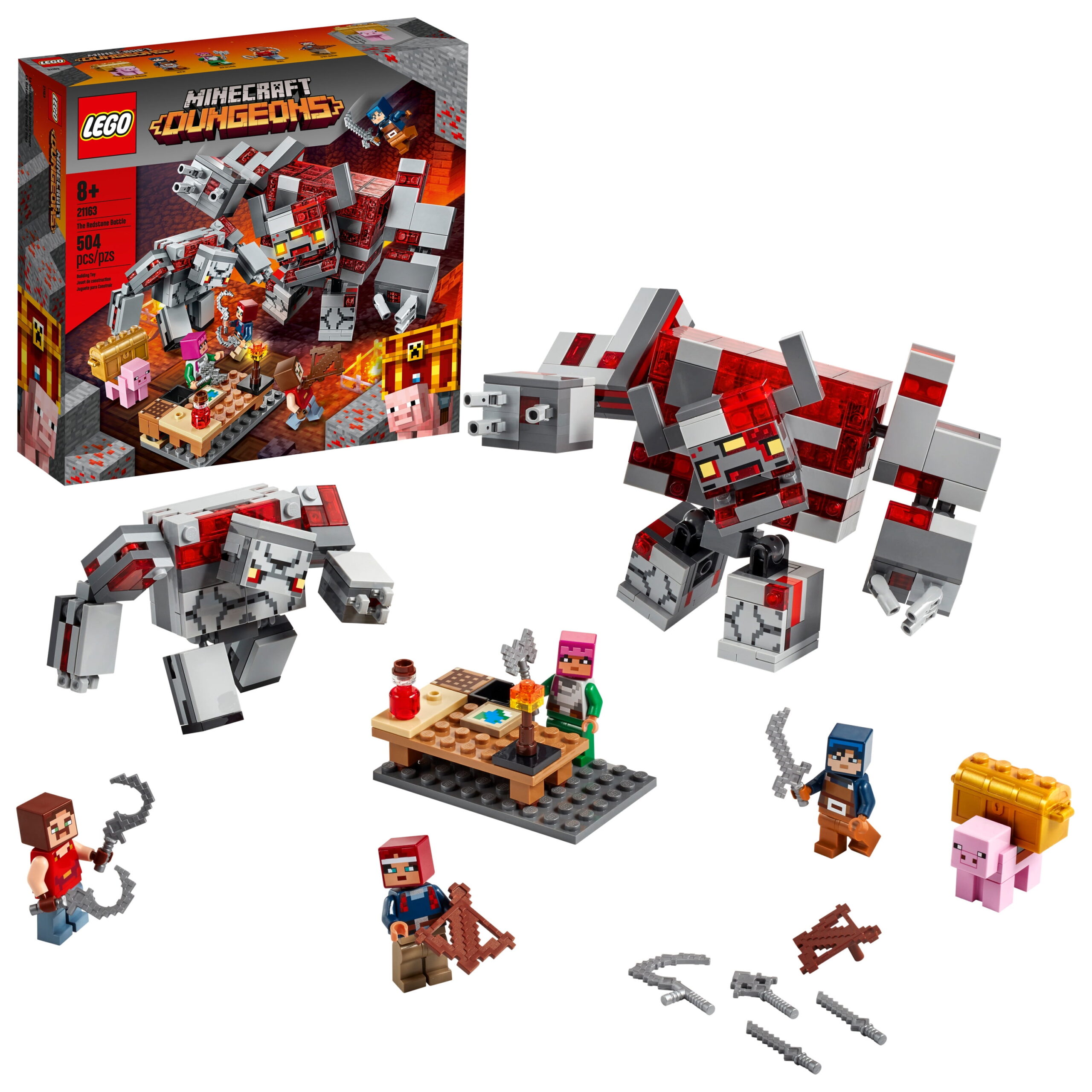 Added LEGO Minecraft The Redstone Battle 21163 Cool Action Playset for Kids (504 Pieces) to Wishlist