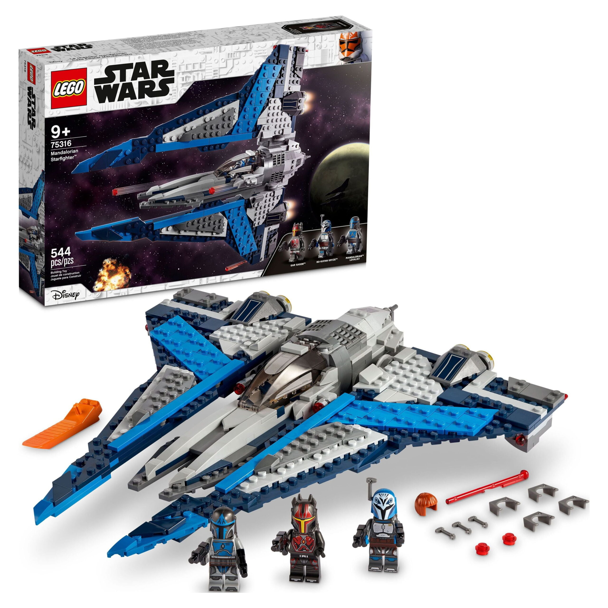 Added LEGO Star Wars Mandalorian Starfighter 75316 Building Toy (544 Pieces) to Wishlist