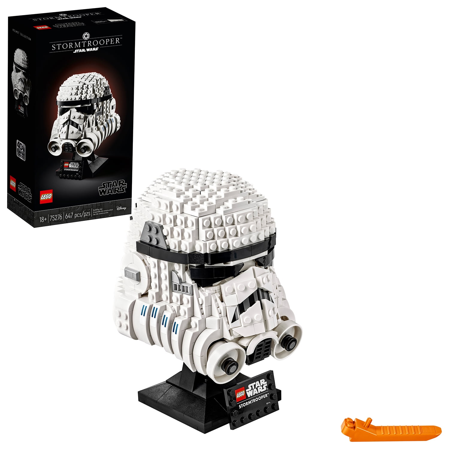 Added LEGO Star Wars Stormtrooper Helmet 75276 Building Kit, Cool Star Wars Collectible for Adults (647 Pieces) to Wishlist