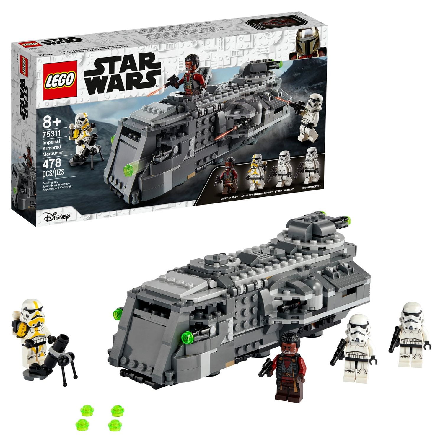 Added LEGO Star Wars: The Mandalorian Imperial Armored Marauder 75311 Building Toy for Kids (478 Pieces) to Wishlist