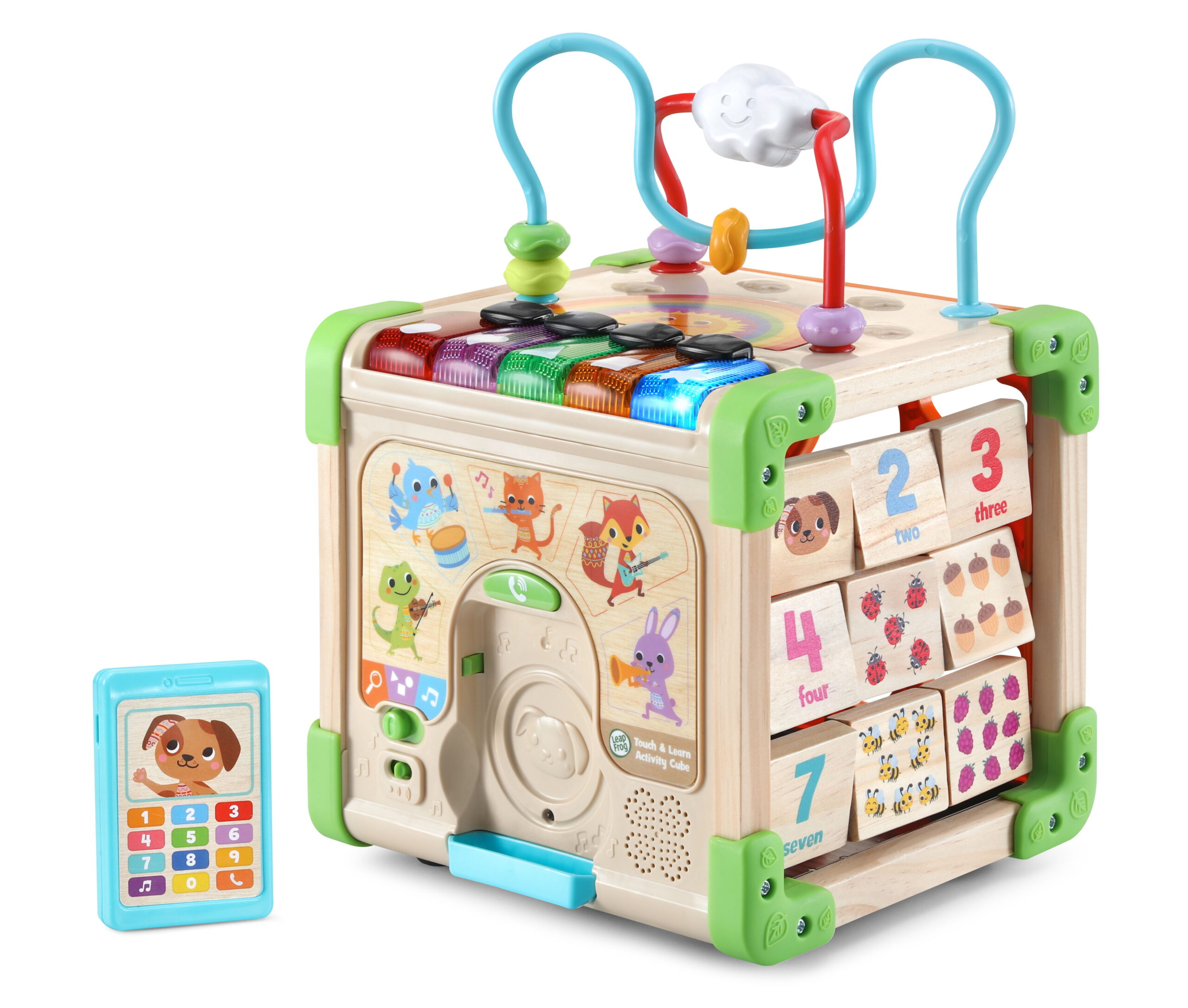 Added LeapFrog Touch & Learn Wooden Activity Cube for Infants 100% FSC-Certified Wood to Wishlist