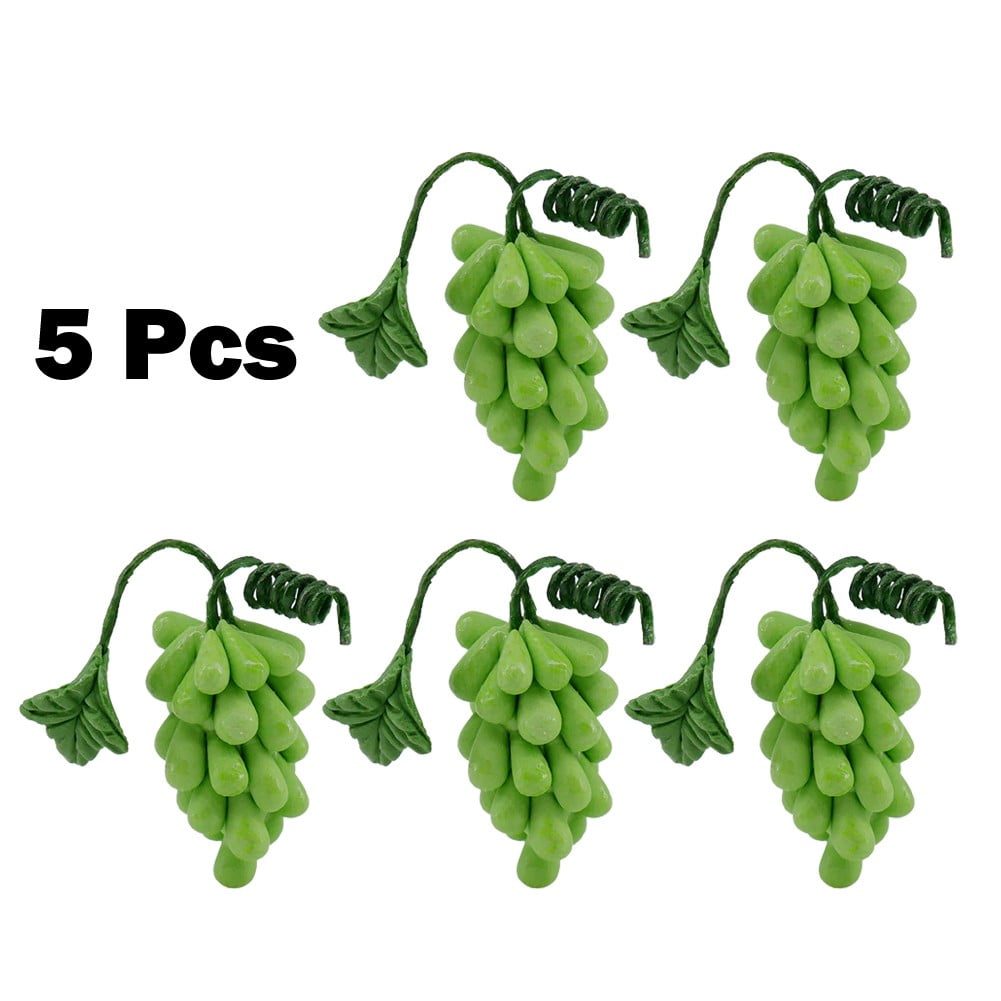 Added Lierteer Artificial Grapes Bunches Fake Fruit Rattan for 1/12 dollhouse accessories to Wishlist