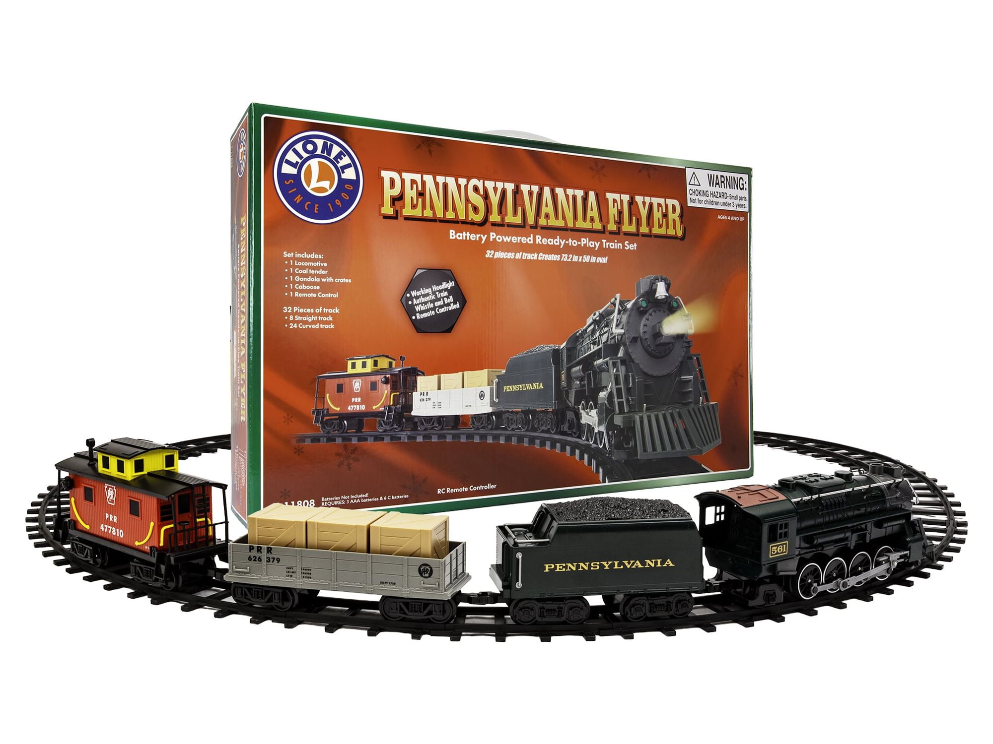 Added Lionel Pennsylvania Flyer Battery Operated Model Train Set with Remote to Wishlist