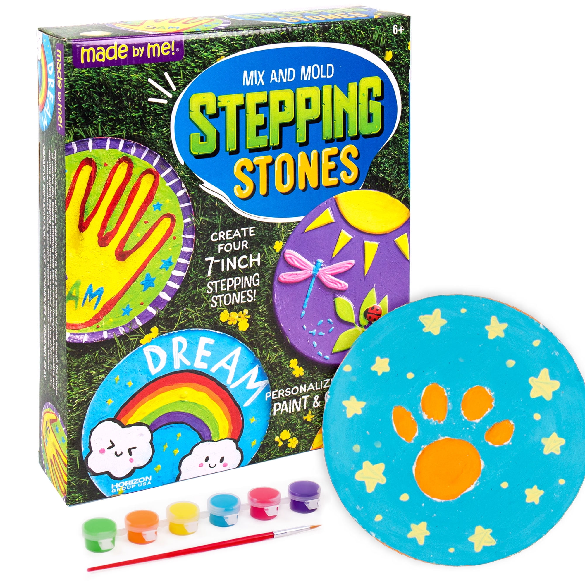 Added Made By Me Mix & Mold Stepping Stone Kit, Boys and Girls, Child, Ages 6+ to Wishlist