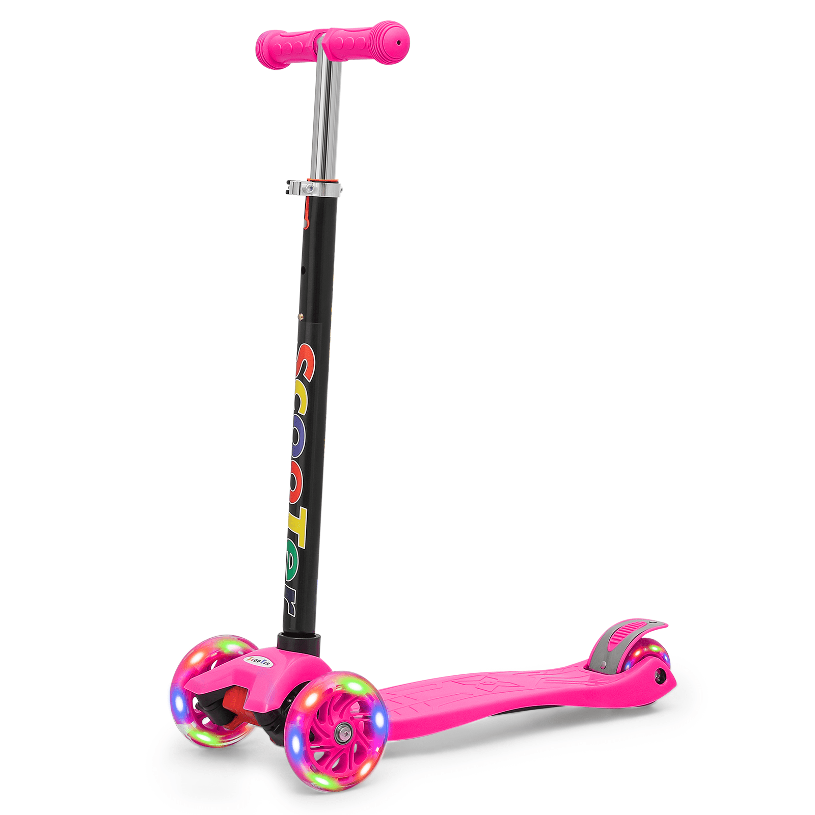 Added Magshion Kids Scooter for 3-6 Years Old, 3 Wheel Scooter for Toddlers Girls Boys, Kick Scooter with Light-Up Wheels, 3 Adjustable Height, Lean to Steer, Rose Red to Wishlist