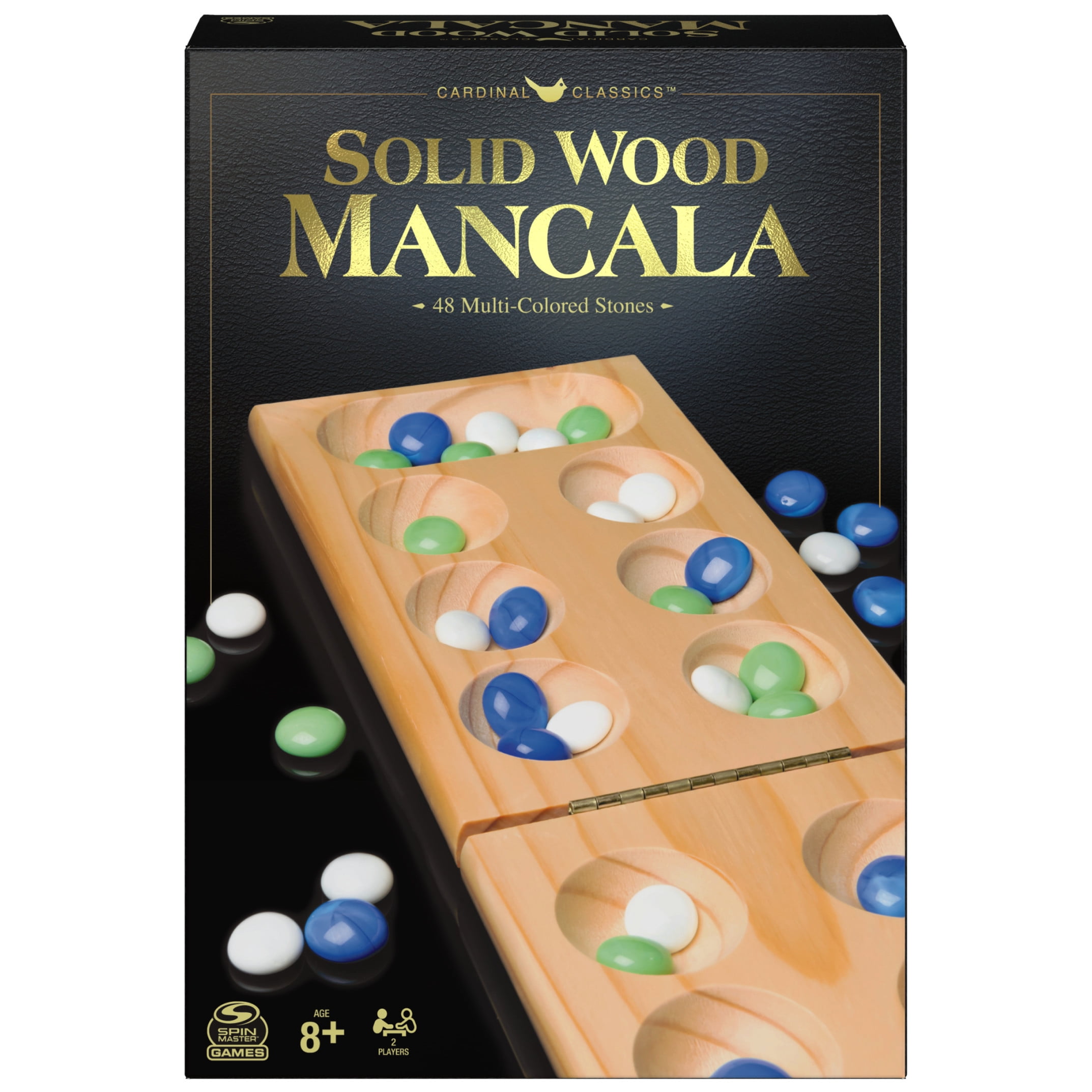 Added Mancala Strategy Board Game with Wood Board, for Adults and Kids Ages 8 and up to Wishlist