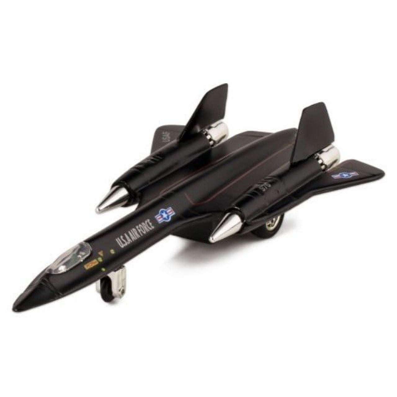 Added Master Toys & Novelties Black X-Planes Air Force SR-71A Blackbird Die Cast Jet Plane Toy with Pull Back Action to Wishlist