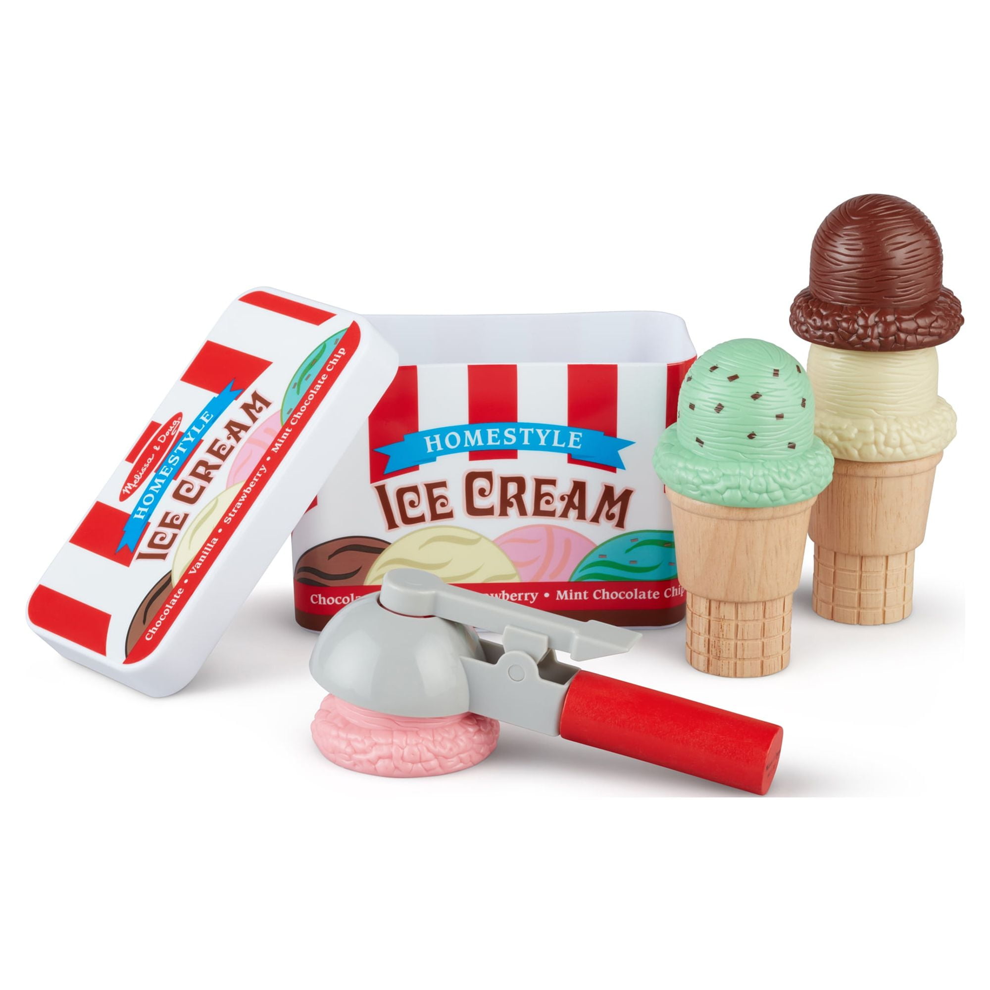 Added Melissa & Doug Scoop and Stack Ice Cream Cone Magnetic Pretend Play Set, Multicolor - FSC Certified to Wishlist