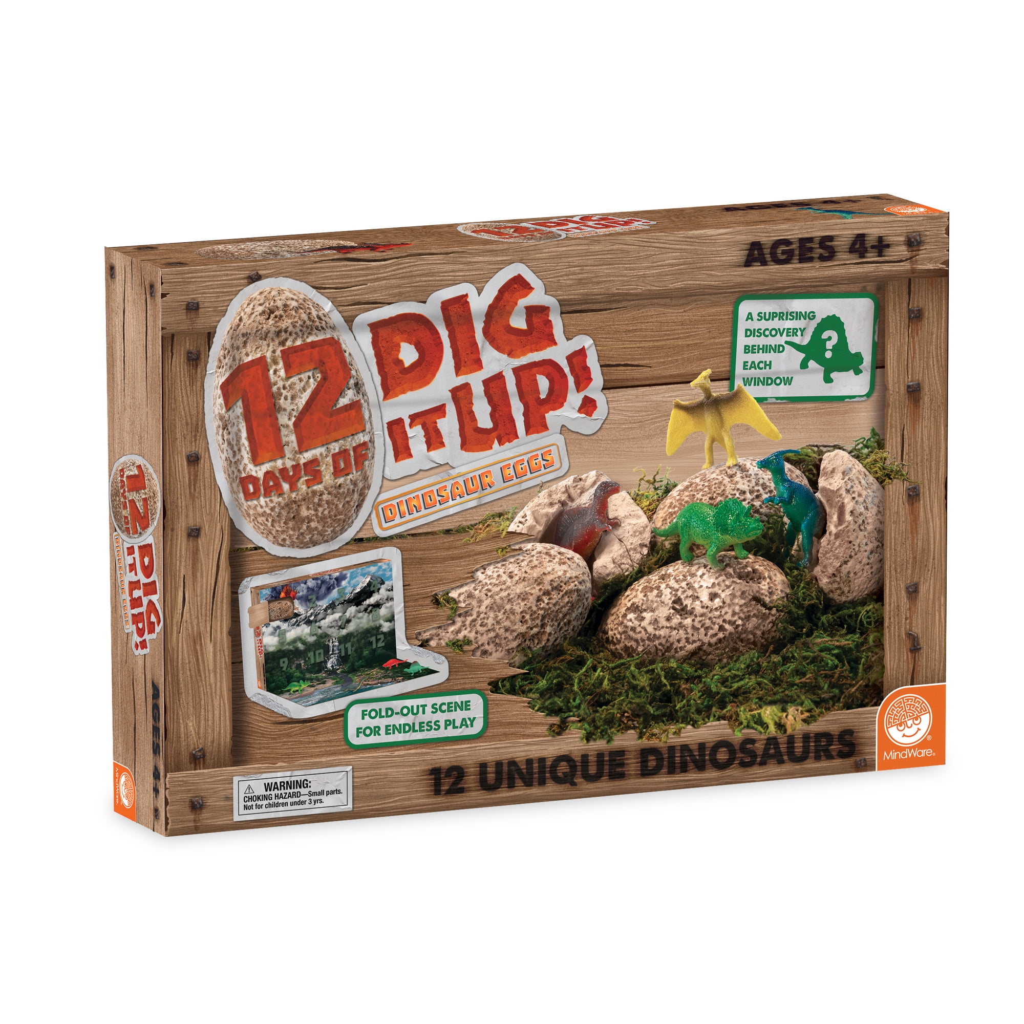 Added MindWare 12 Days of Dig It Up! Dinosaur Eggs - Ages 4+ to Wishlist