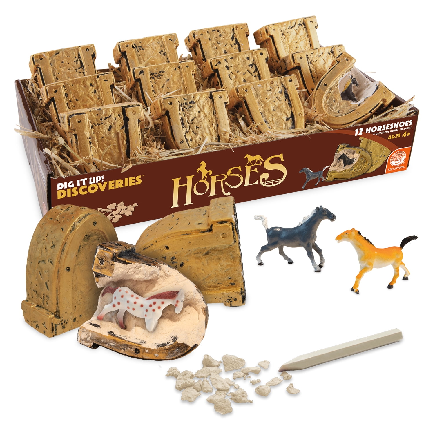 Added MindWare Dig It Up! Discoveries: Horses - 12 Horseshoe Digs - Ages 4+ to Wishlist