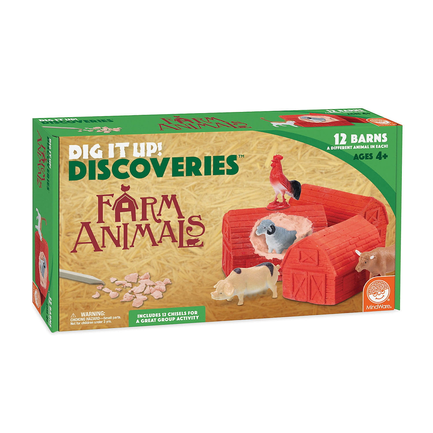 Added MindWare Dig It Up! Farm Discoveries - 12 Barns & a Different Farm Animal in Each - Ages 4+ to Wishlist