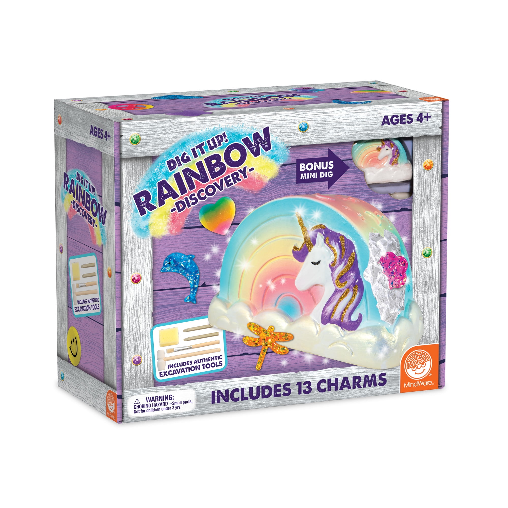 Added MindWare Dig It Up! Giant Rainbow Discovery - 12 Empowerment Charms to Discover, Plus 1 Bonus Mini Discovery - Ages 4+ to Wishlist