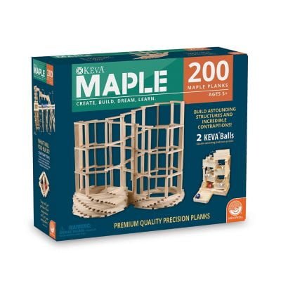 Added MindWare KEVA Maple 200 Planks - 3D Architecture Building - Ages 5+ to Wishlist