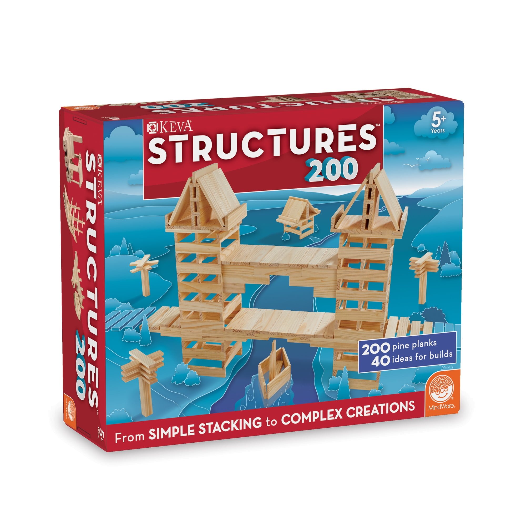 Added MindWare KEVA: Structures 200 Plank Set - Form 3D Architecture Designs - Ages 5+ to Wishlist