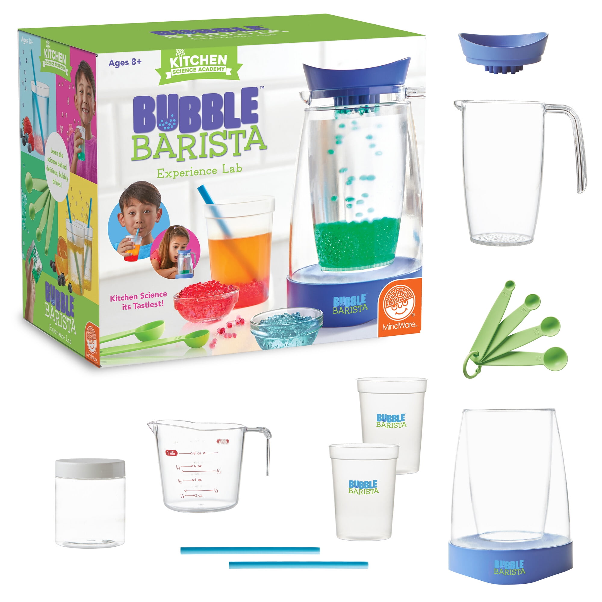 Added MindWare Kitchen Science Academy Bubble Barista Drink-Making Kit for Kids - Ages 8+ to Wishlist