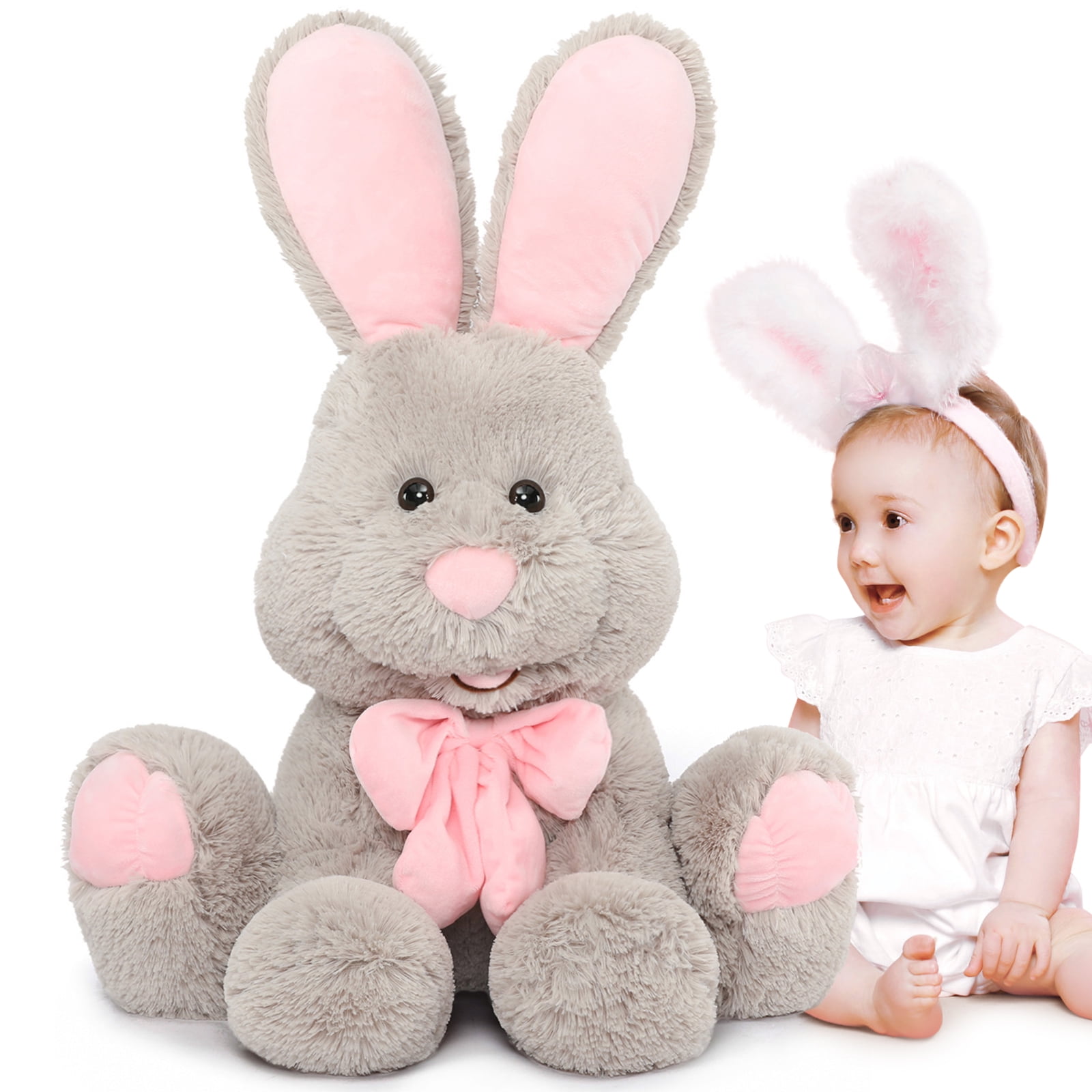 Added MorisMos Giant Bunny Stuffed Animal 31.5" Cute Soft Rabbit Plush Toys to Wishlist