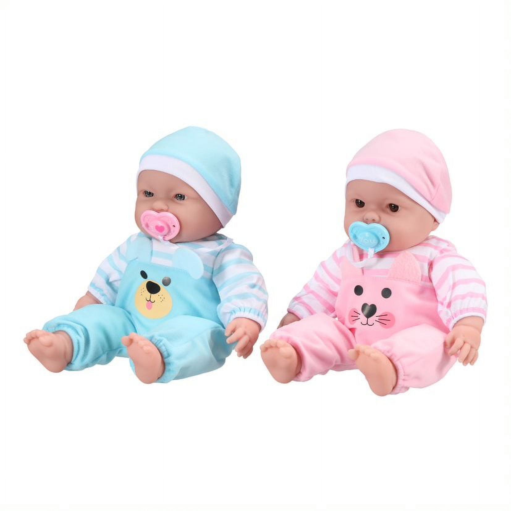 Added My Sweet Love Happy Twins Set, 6 Pieces Featuring Two 15" Soft Body Dolls, Perfect for Children 2+ to Wishlist