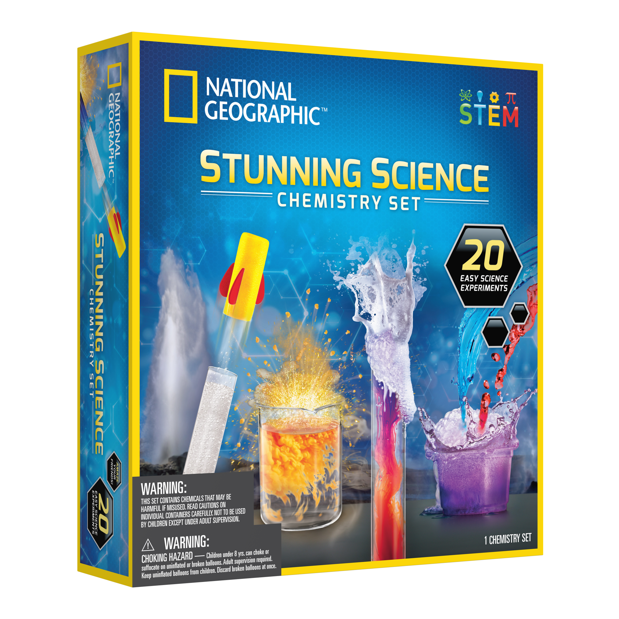 Added National Geographic RTNGEXPCHEMX Stunning Science Chemistry Set, 8 Years & up, 12 in H x 11 in L to Wishlist