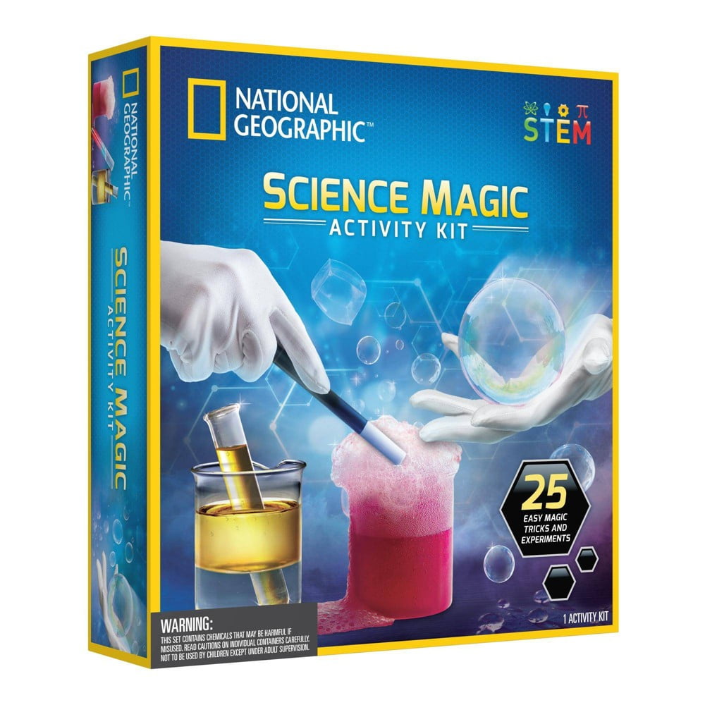 Added National Geographic Science Magic Activity Kit for Child or Teen Ages 8 Years and up to Wishlist