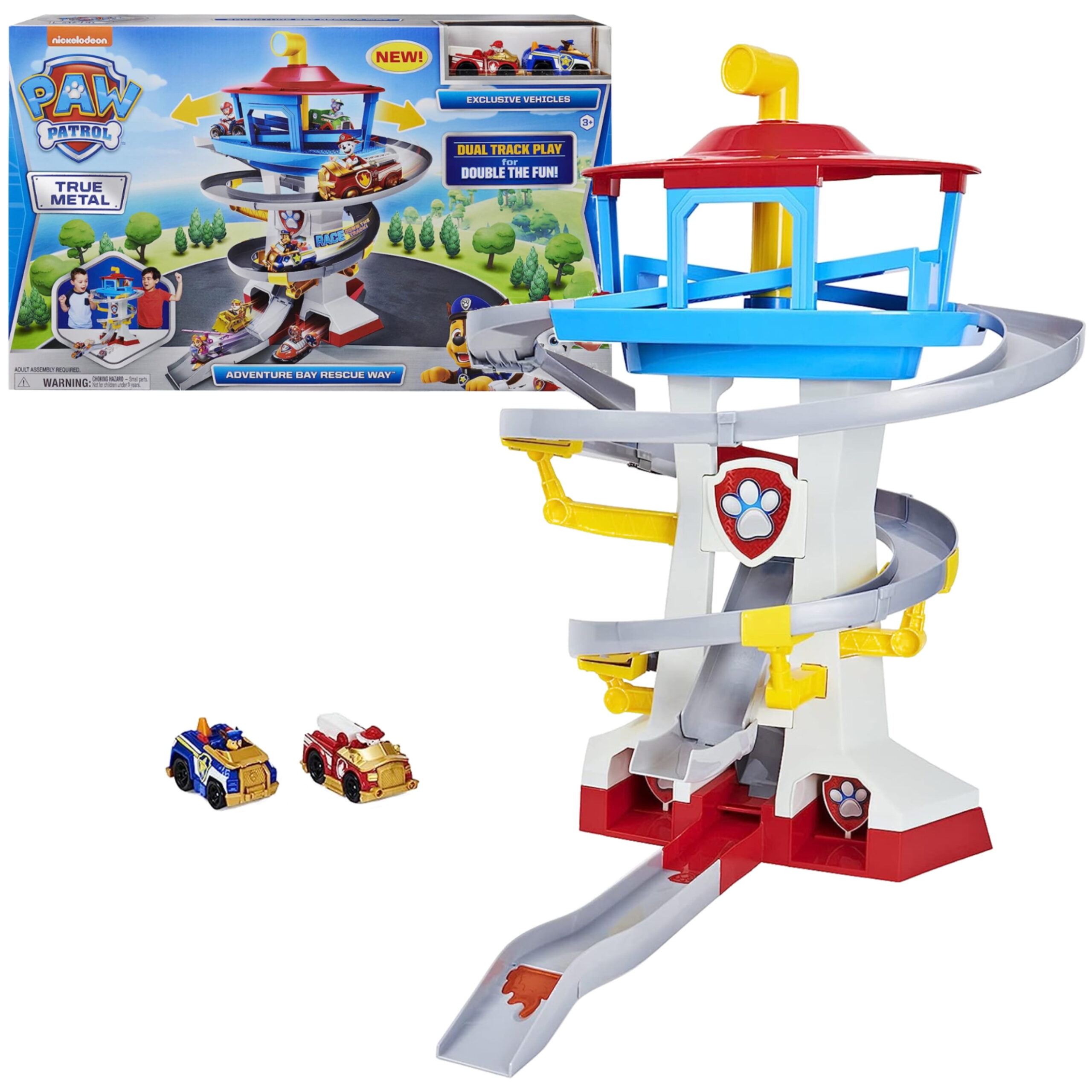 Added PAW Patrol, True Metal Adventure Bay Rescue Way Vehicle Playset, 1:55 Scale, For Ages 3 and up to Wishlist