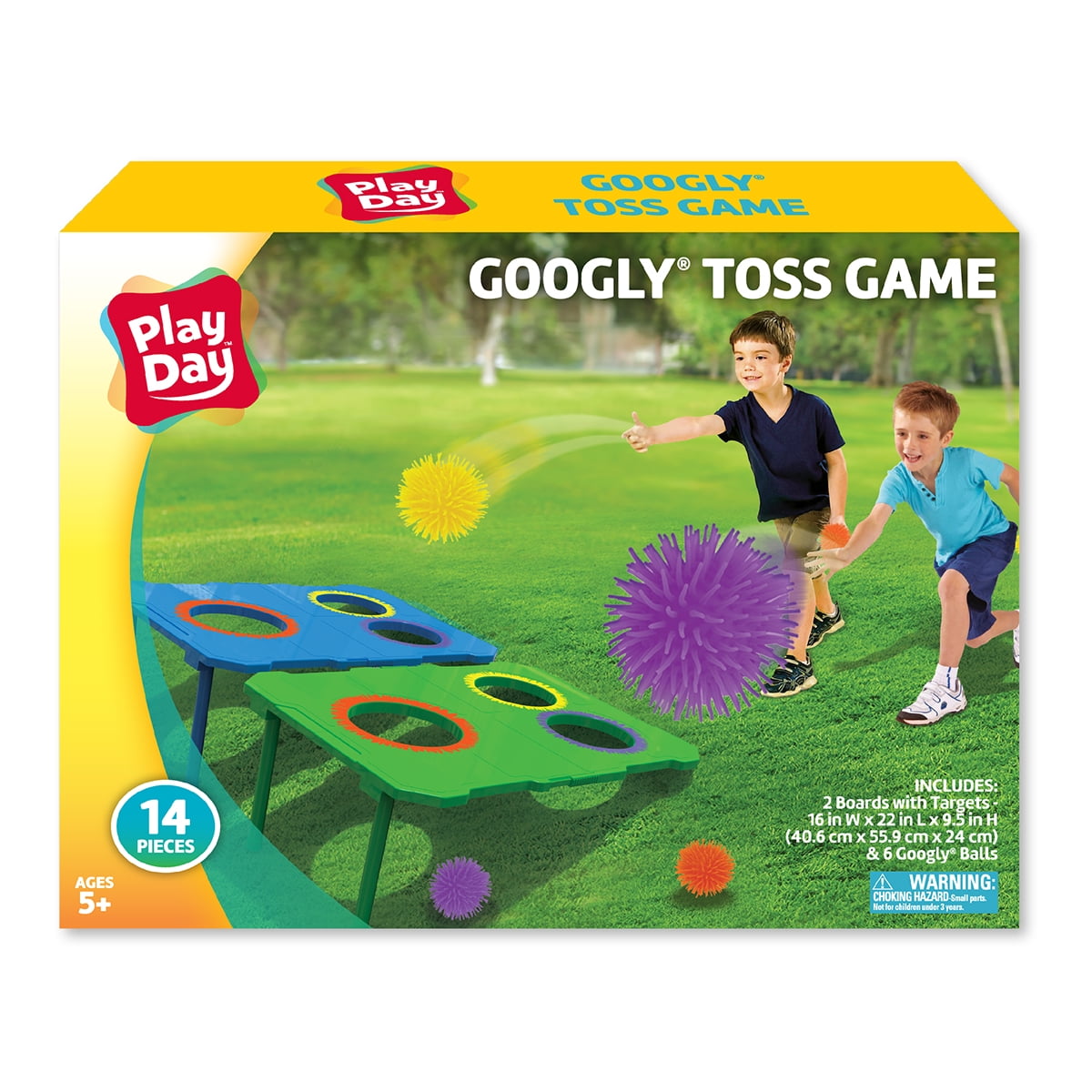 Added Play Day Googly Toss Game, Plastic, 8 Pieces = 2 Target Boards and 6 Googly Balls to Wishlist