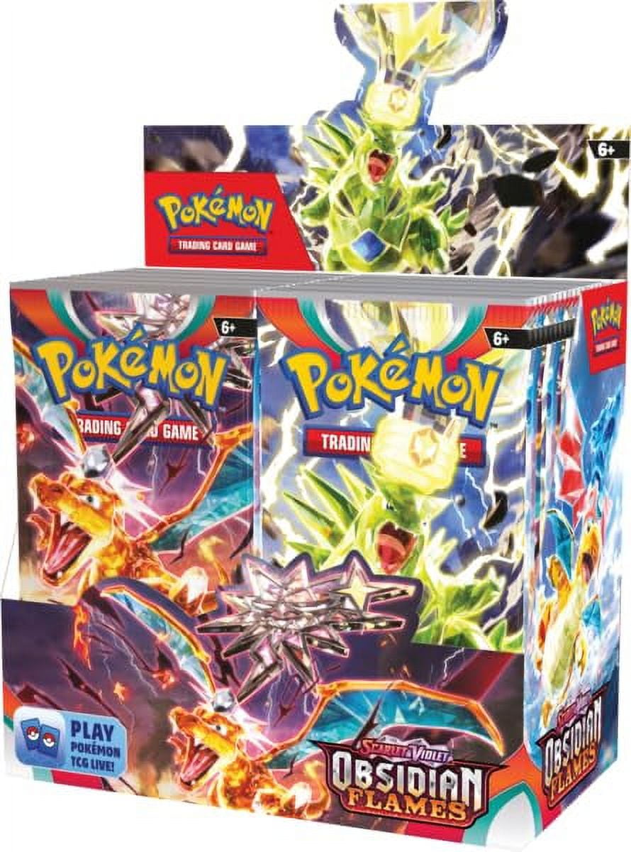 Added Pokemon Trading Card Game Scarlet & Violet Obsidian Flames Booster Box (36 Packs) to Wishlist