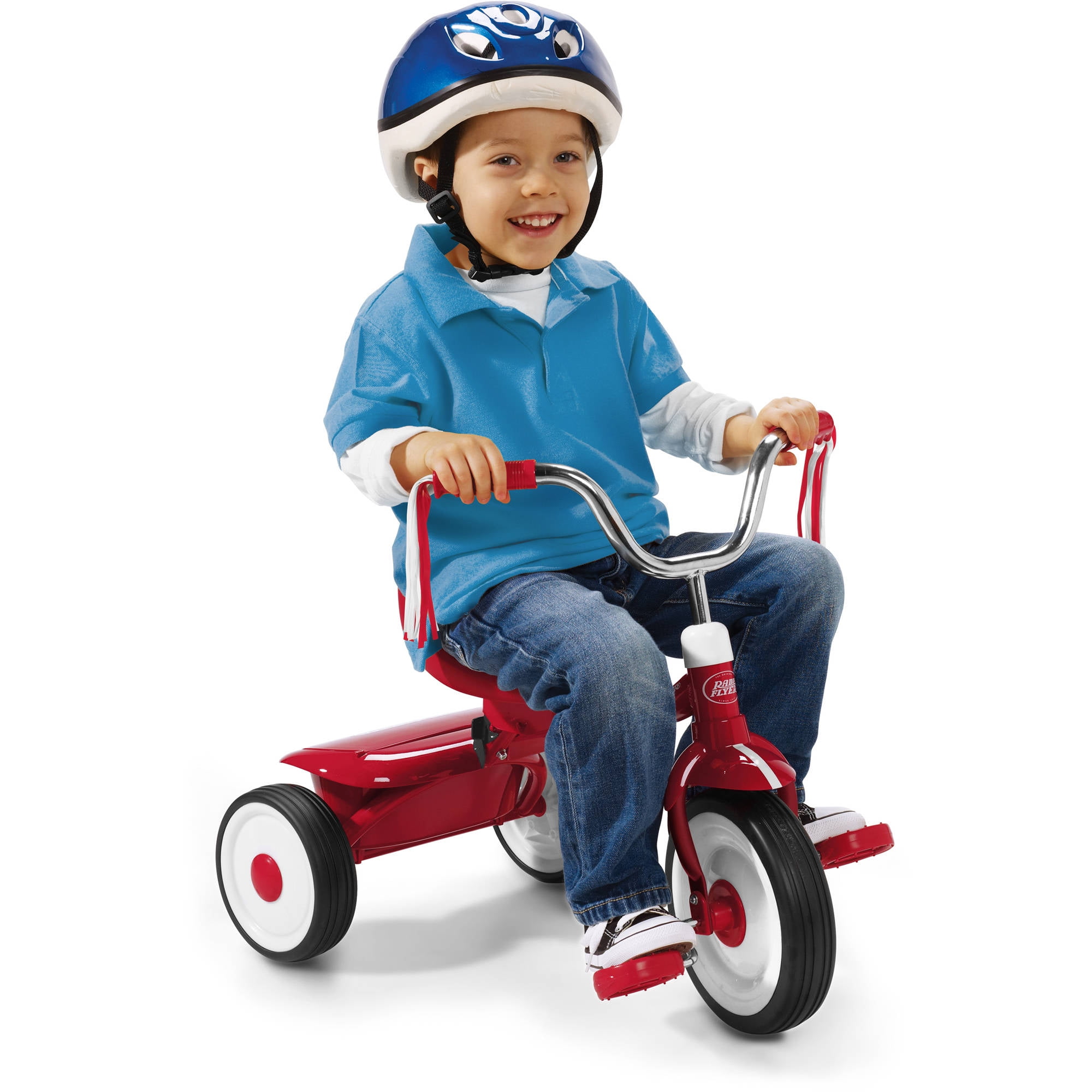 Added Radio Flyer Ready to Ride Folding Trike Fully Assembled, Red, Boys and Girls Toddler Tricycle to Wishlist